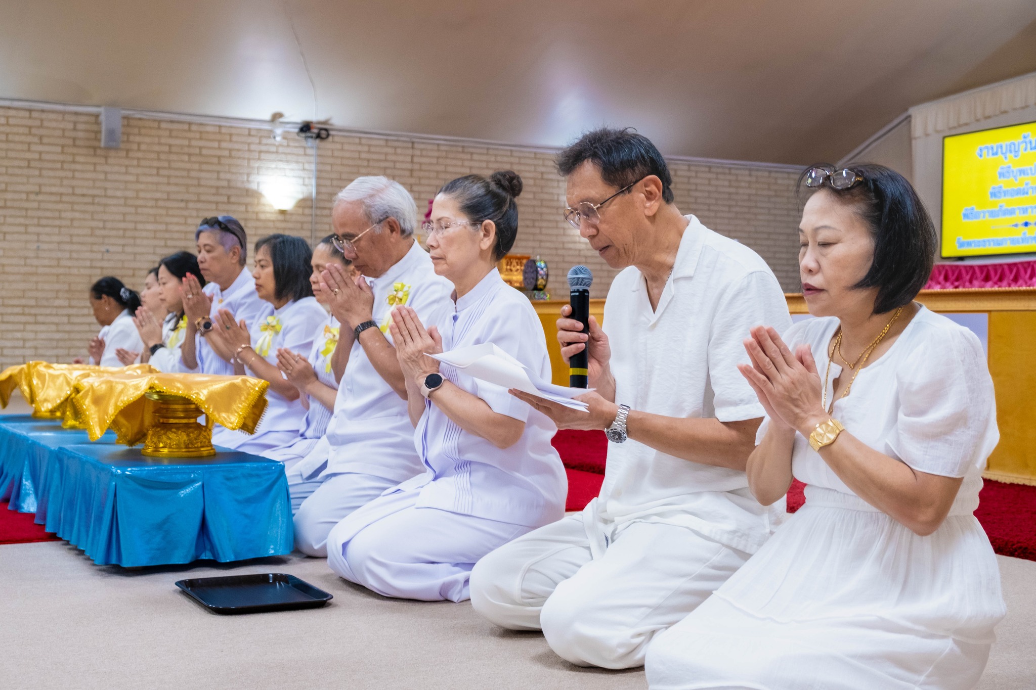 วัดพระธรรมกายเท็กซัส จัดงานบุญวันอาทิตย์