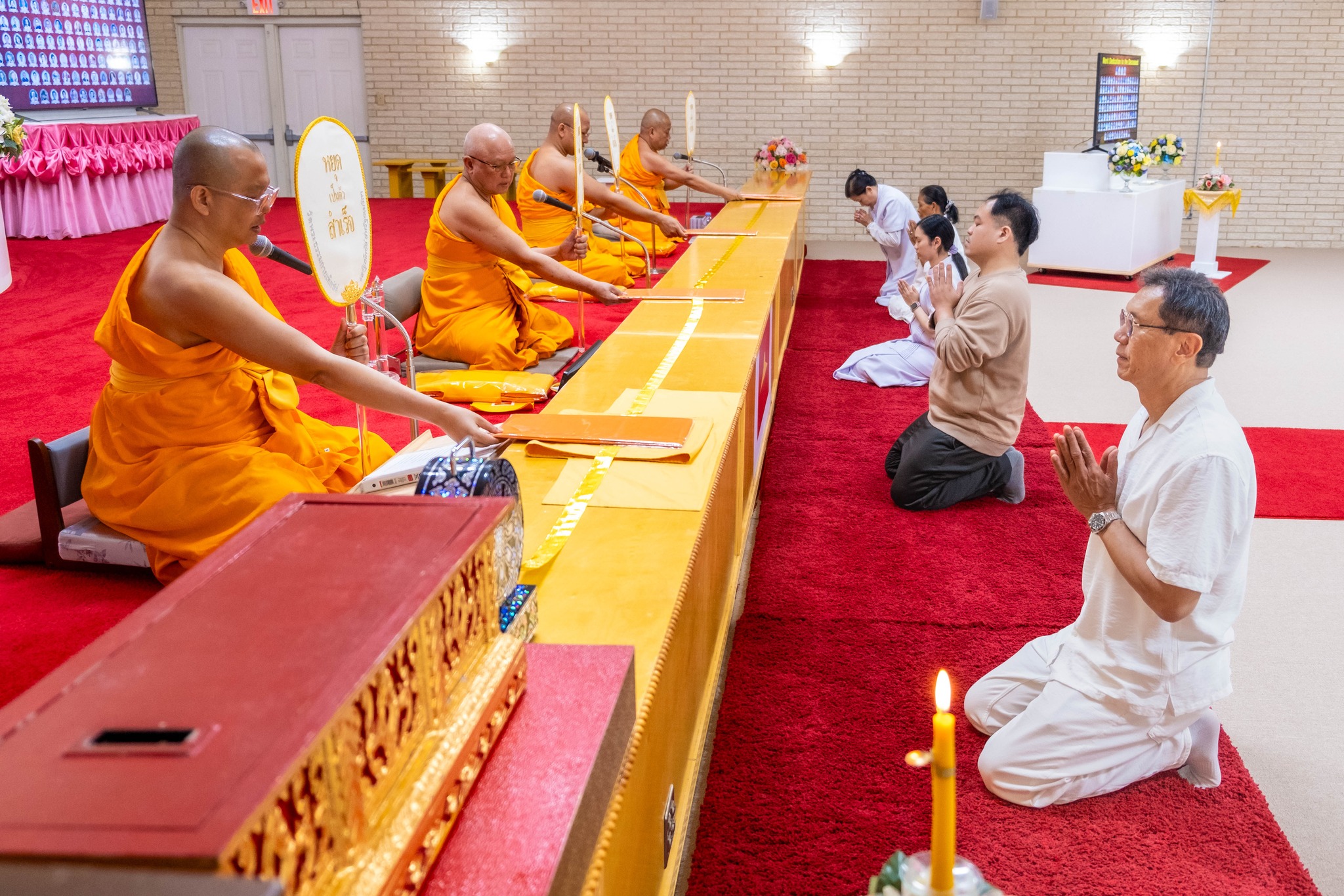 วัดพระธรรมกายเท็กซัส จัดงานบุญวันอาทิตย์