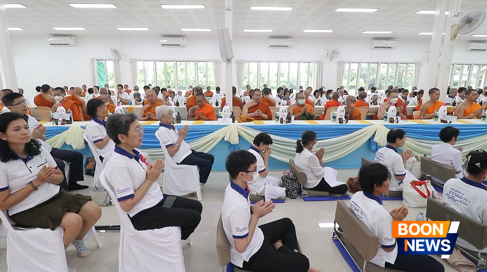 พิธีเจริญพระพุทธมนต์ เนื่องในโอกาสอายุวัฒนมงคล 81 ปี หลวงพ่อธัมมชโย และเนื่องในโอกาสครบรอบ 10 ปี ดวงแก้วสายไหม