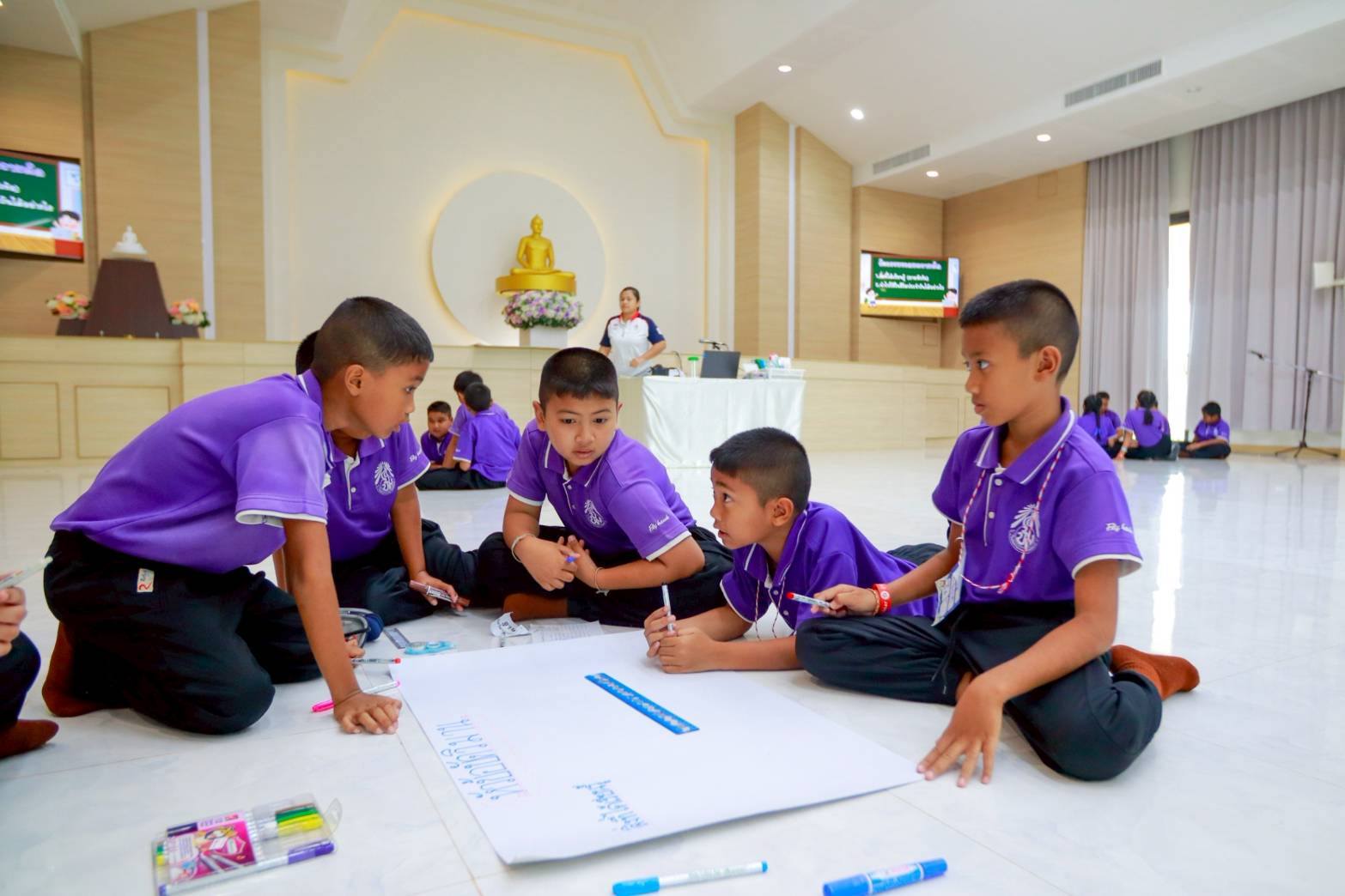 นักเรียนโรงเรียนบ้านปรางหมู่ (ศรีวิทย์ศึกษา) เข้าค่ายคุณธรรมจริยธรรม