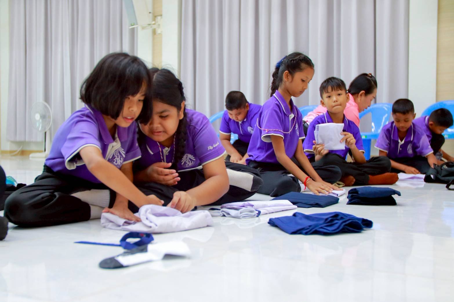 นักเรียนโรงเรียนบ้านปรางหมู่ (ศรีวิทย์ศึกษา) เข้าค่ายคุณธรรมจริยธรรม