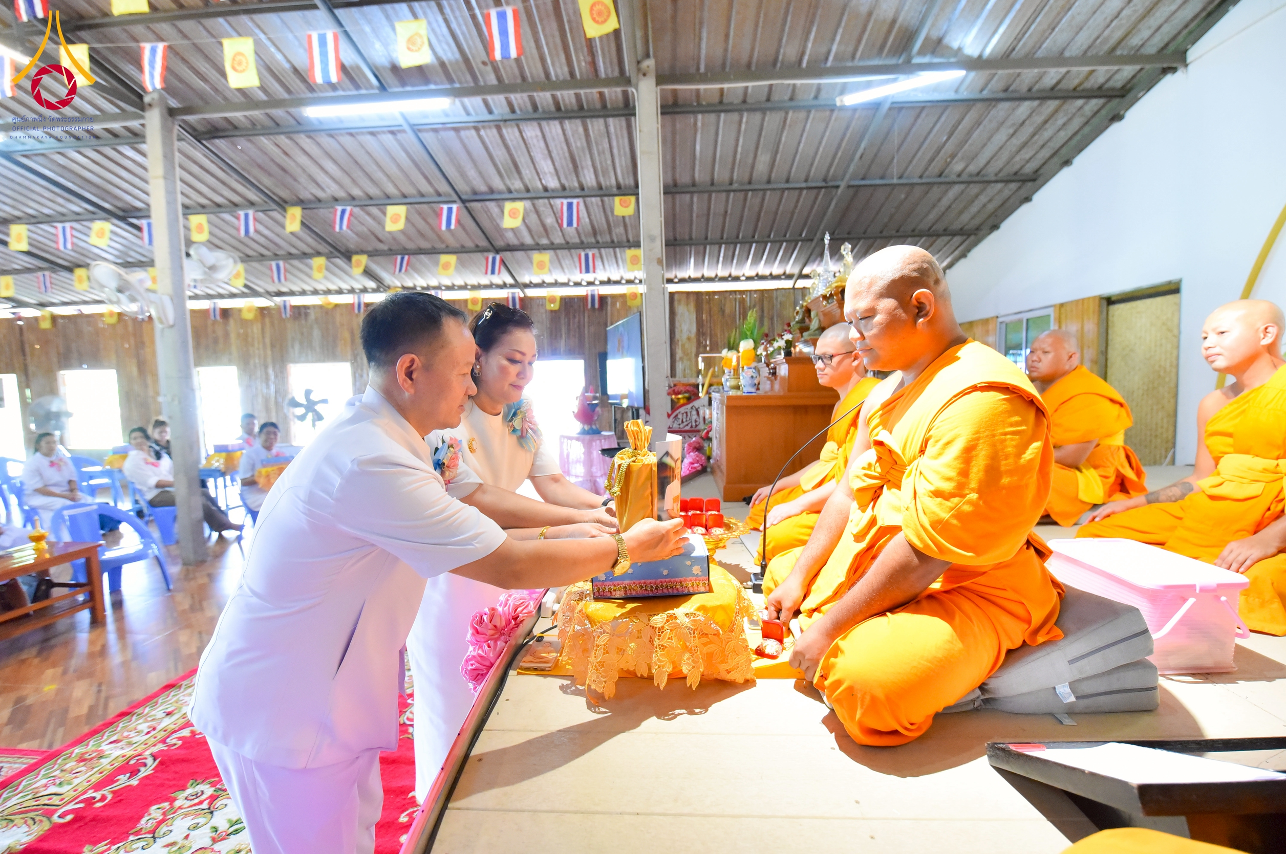 พิธีทอดผ้าป่าสามัคคี เพื่อสร้างหอฉัน 113 ปี ณ ศูนย์การศึกษาจอมบึง