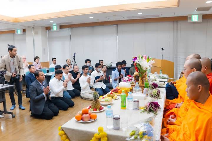 วัดป่าธรรมกายนานาชาติโทชิหงิ ,วัดพระธรรมกายโทชิหงิ และพระสงฆ์บังคลาเทศ ร่วมจัดงานวันวิสาขบูชา