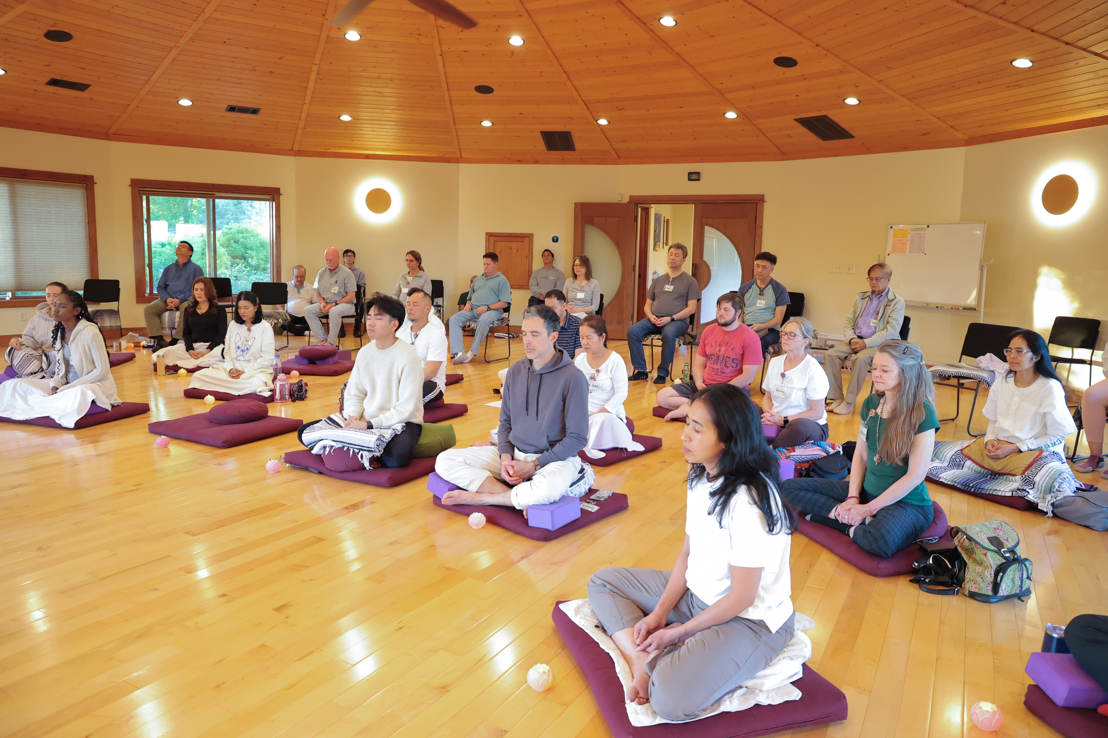 วัดพระธรรมกายจอร์เจีย จัดกิจกรรมปฏิบัติธรรมพิเศษ Meditation Retreat