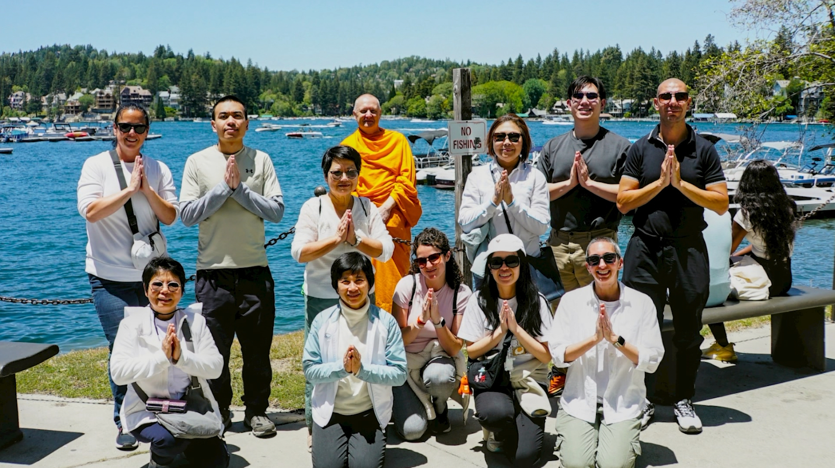 วัดพระธรรมกายแคลิฟอร์เนีย จัดกิจกรรมปฏิบัติธรรม และหล่อหลอมอาสาสมัครชาวท้องถิ่น