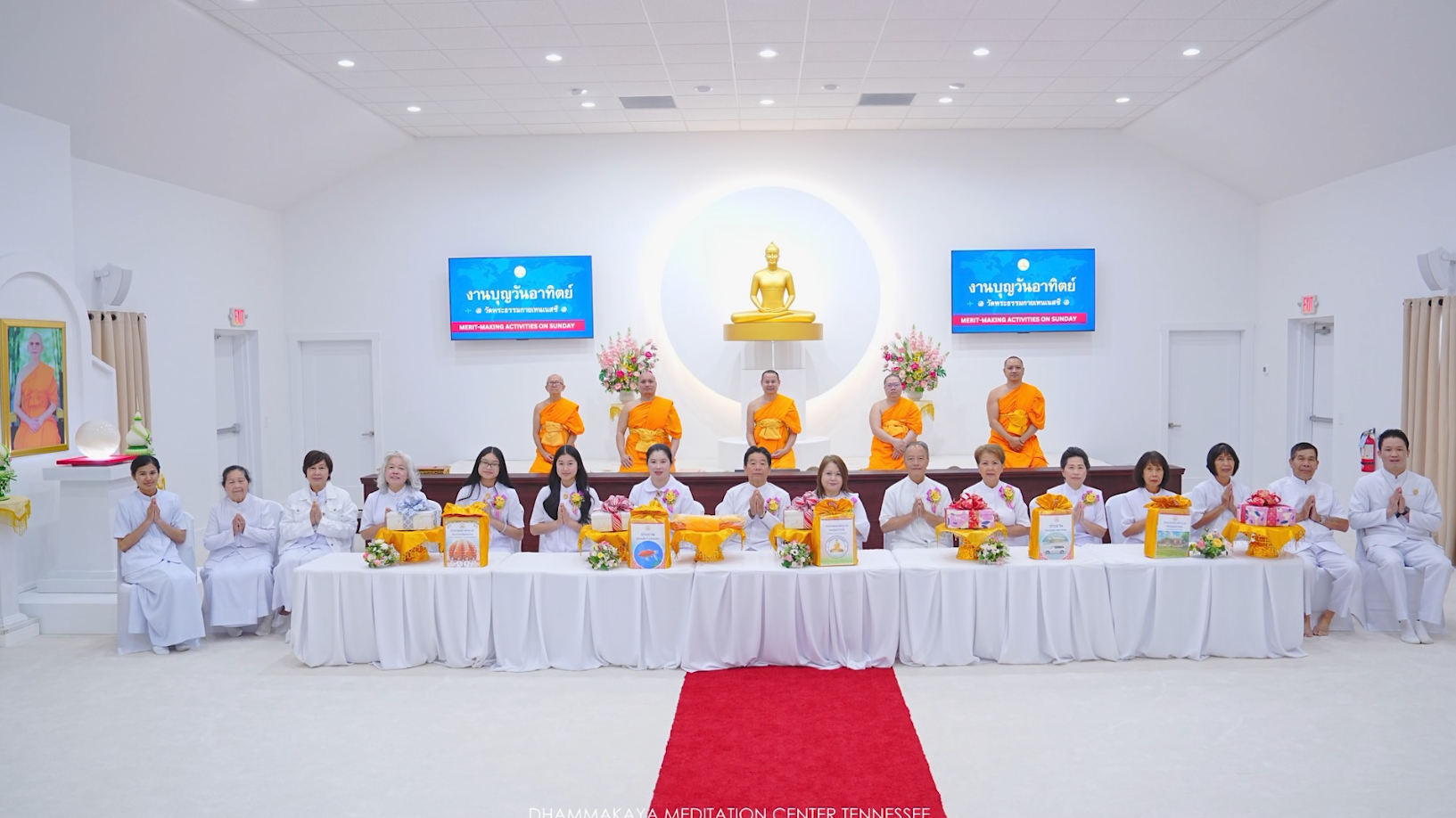 วัดพระธรรมกายเทนเนสซี จัดงานบุญวันอาทิตย์