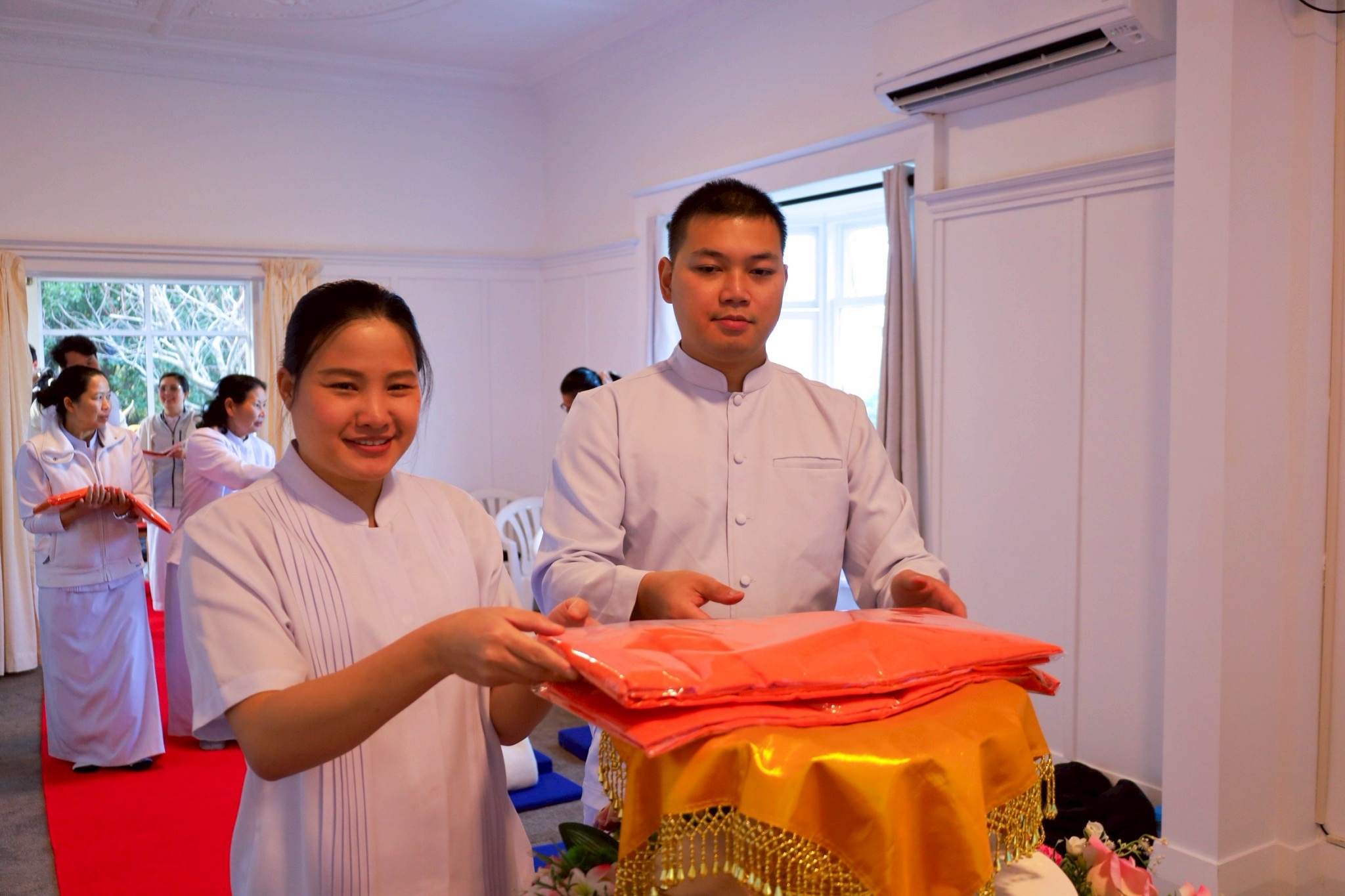 วัดพระธรรมกายดันนีดิน จัดงานบุญบูชาข้าวพระ