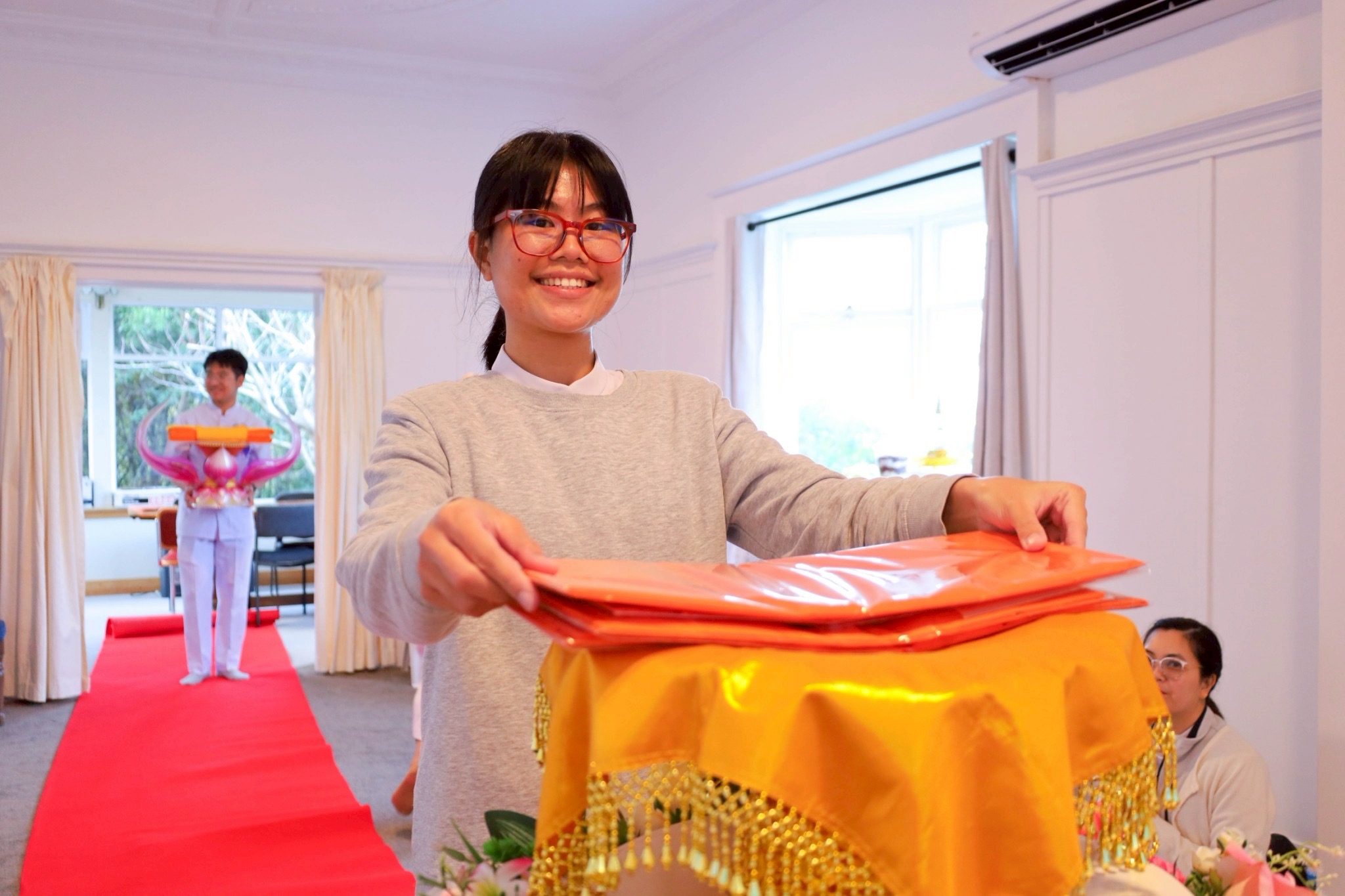 วัดพระธรรมกายดันนีดิน จัดงานบุญบูชาข้าวพระ