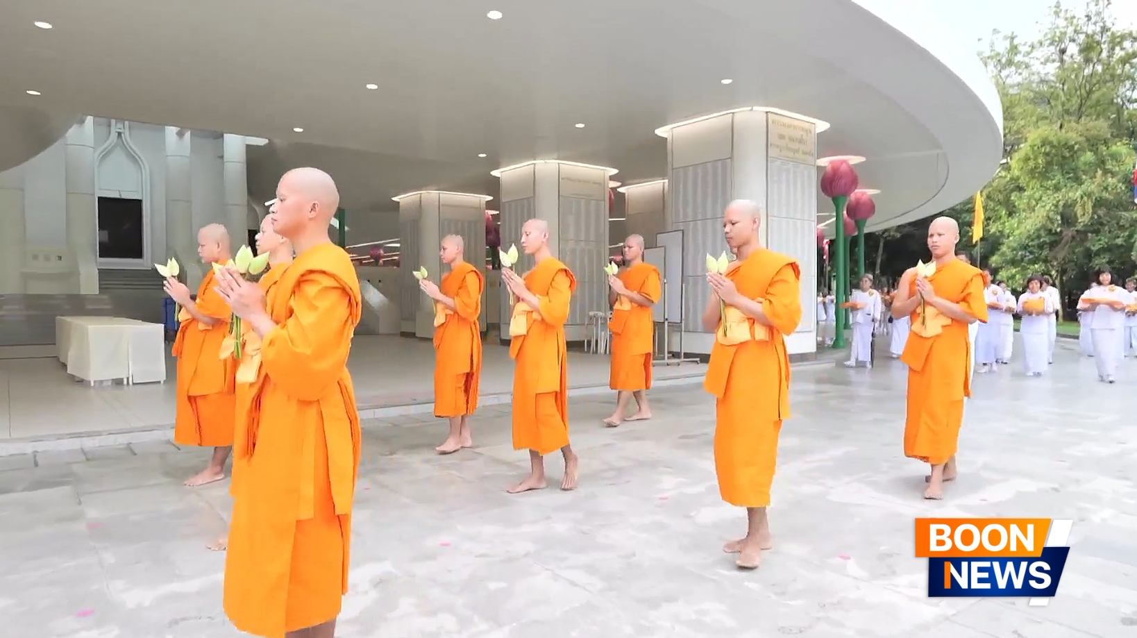 พิธีอุปสมบทสามเณรเตรียม DCI รุ่นที่ 22 ณ อุโบสถพระไตรปิฎก วัดพระธรรมกาย