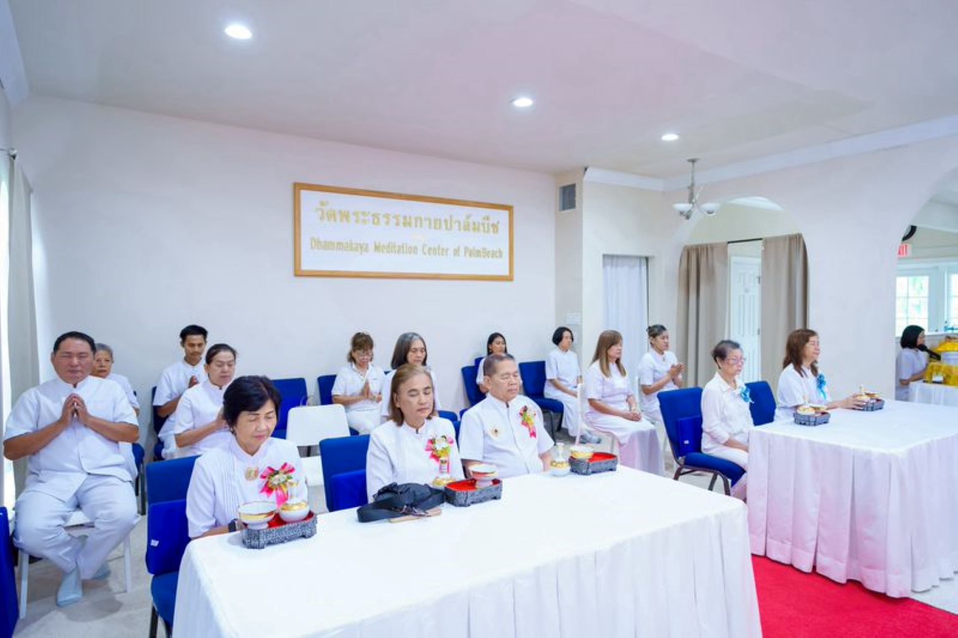 วัดพระธรรมกายปาล์มบีช จัดงานบุญวันอาทิตย์