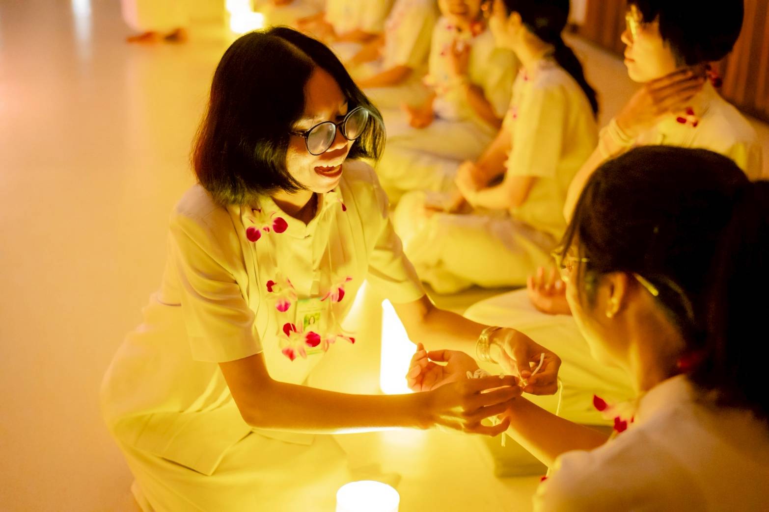 ธรรมทายาทหญิง รุ่นที่ 40 ภาคฤดูฝน ฝึกภาคสนาม และประกอบพิธีบายศรีสู่ขวัญ