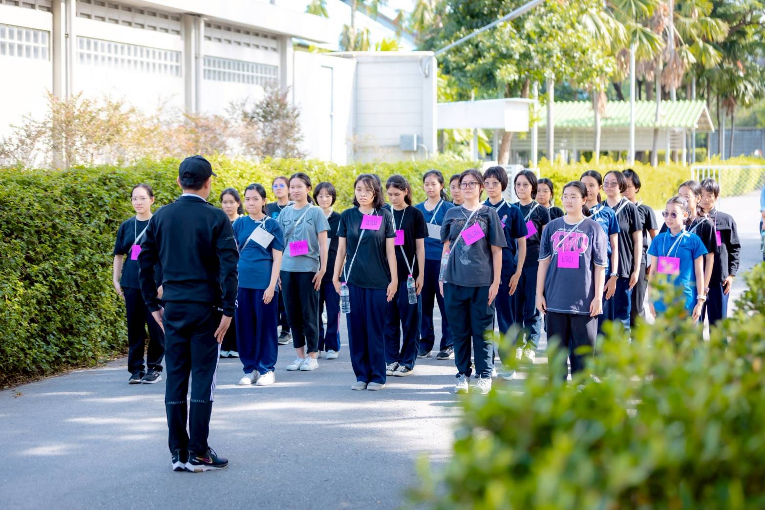 ธรรมทายาทหญิง รุ่นที่ 40 ภาคฤดูฝน ฝึกภาคสนาม และประกอบพิธีบายศรีสู่ขวัญ