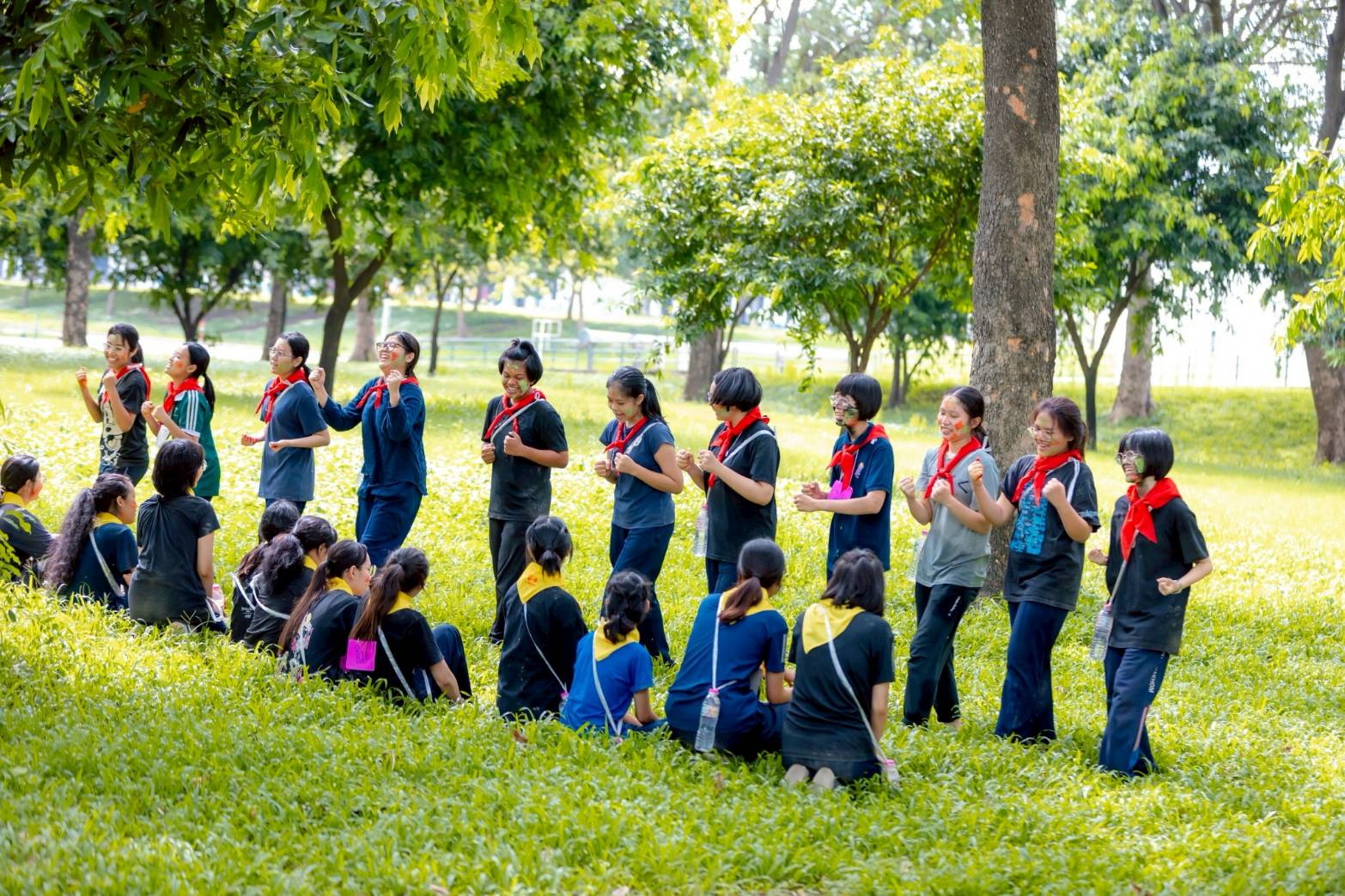 ธรรมทายาทหญิง รุ่นที่ 40 ภาคฤดูฝน ฝึกภาคสนาม และประกอบพิธีบายศรีสู่ขวัญ