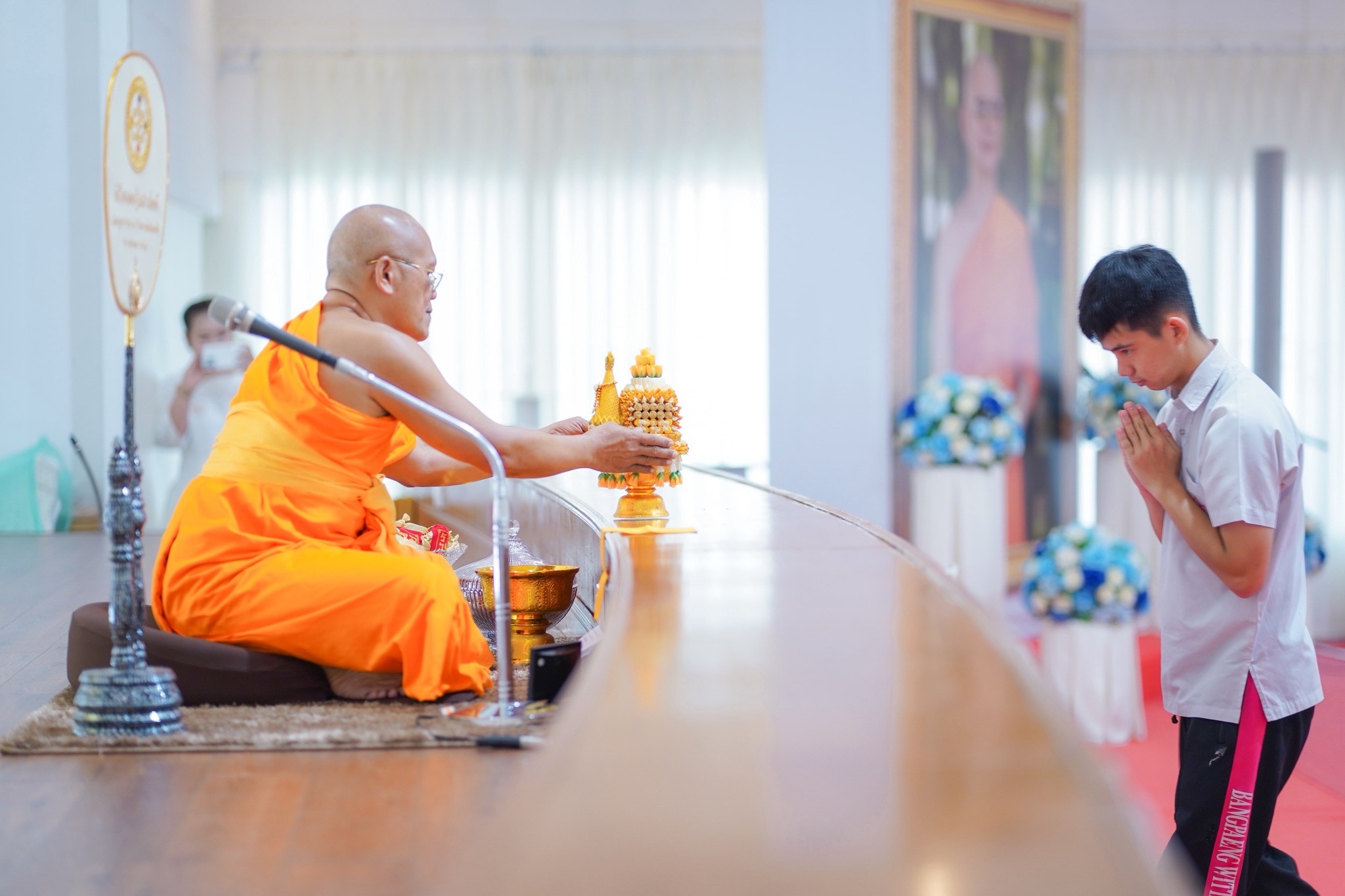 ค่ายคุณธรรม โรงเรียนบ้านแป้งวิทยา และโรงเรียนวัดกลางธนรินทร์ จังหวัดสิงห์บุรี