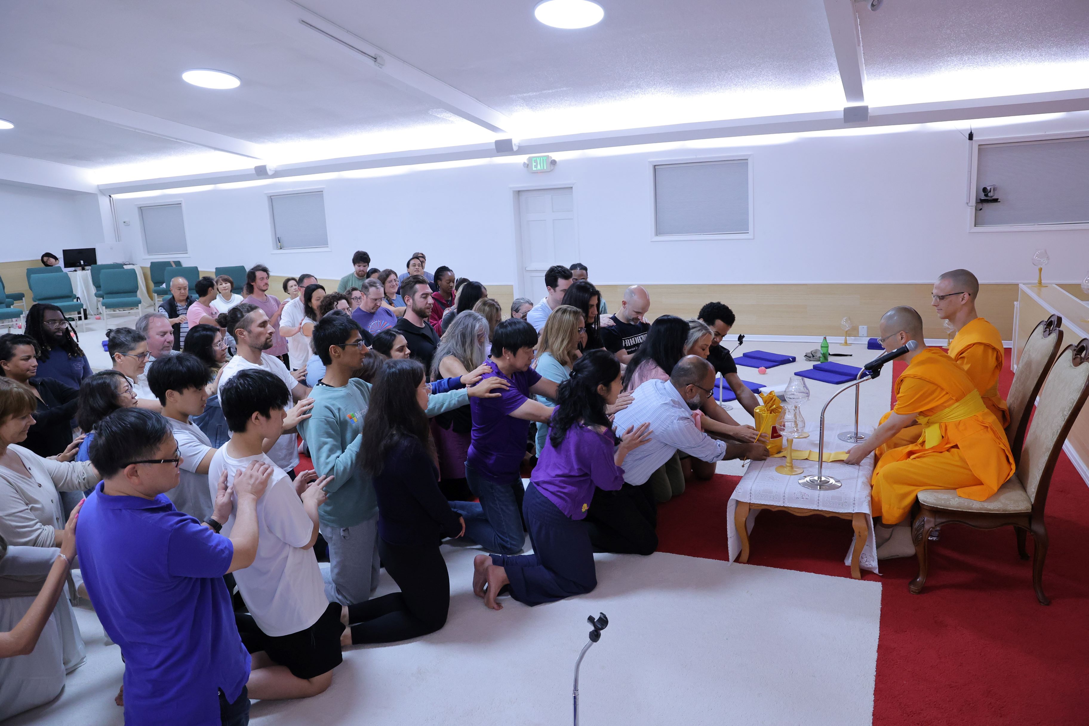 วัดพระธรรมกายจอร์เจีย จัดกิจกรรมนั่งสมาธิสำหรับชาวท้องถิ่น