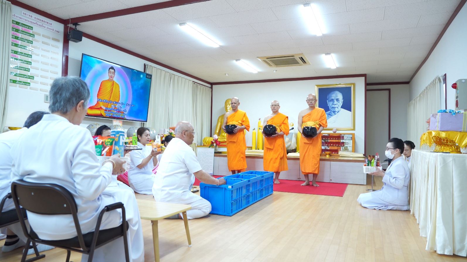 วัดภาวนานางาโน่ จัดงานบุญเนื่องในวันพระใหญ่