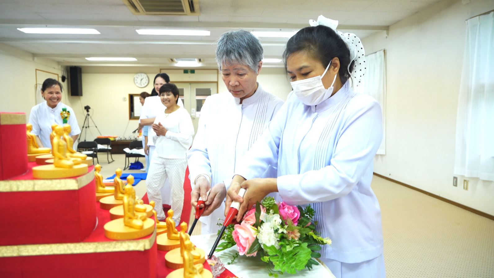 วัดภาวนานางาโน่ จัดงานบุญเนื่องในวันพระใหญ่