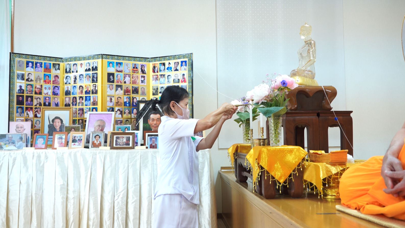 วัดภาวนานางาโน่ จัดงานบุญเนื่องในวันพระใหญ่