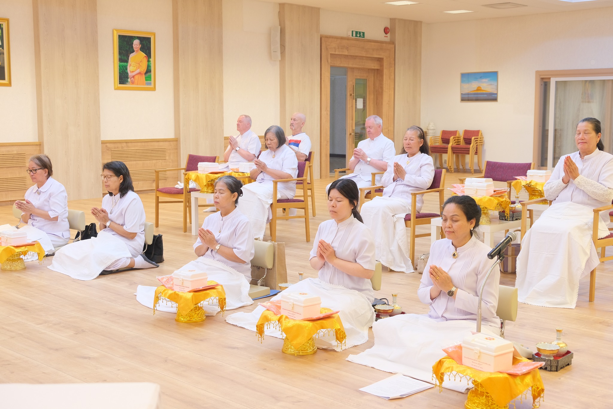 วัดพระธรรมกายบูโรส จัดพิธีบุพเปตพลี