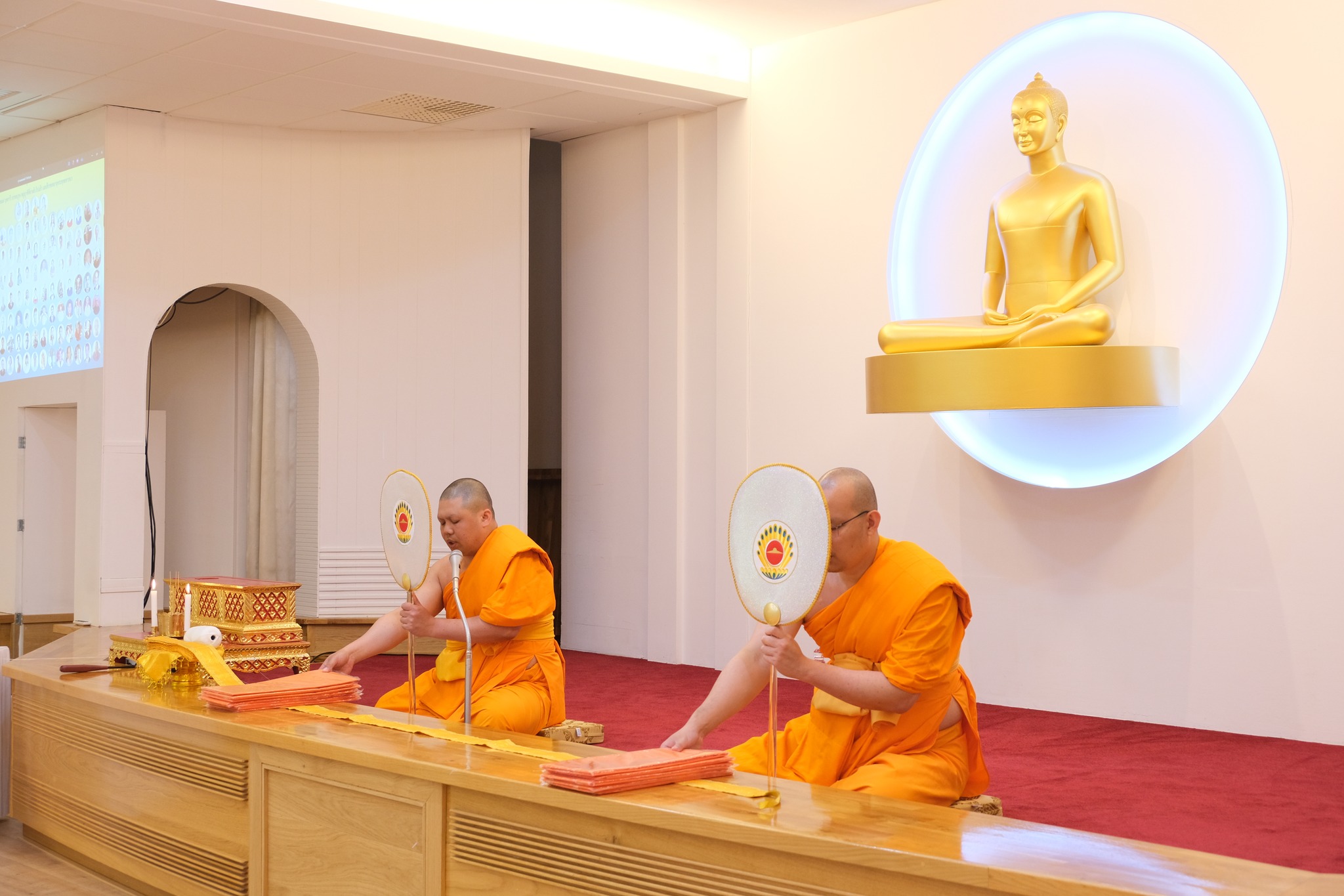 วัดพระธรรมกายบูโรส จัดพิธีบุพเปตพลี