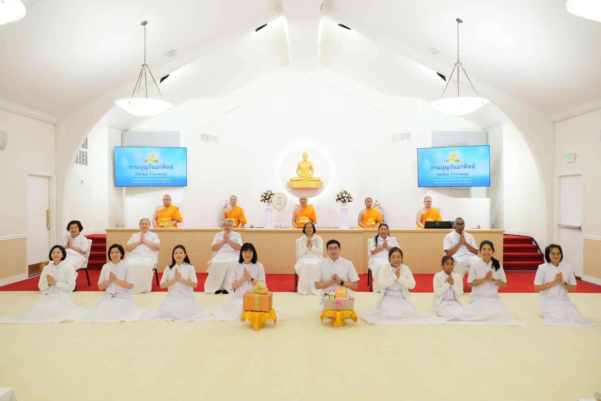 วัดพระธรรมกายซิลิคอนวัลเลย์ จัดงานบุญวันอาทิตย์