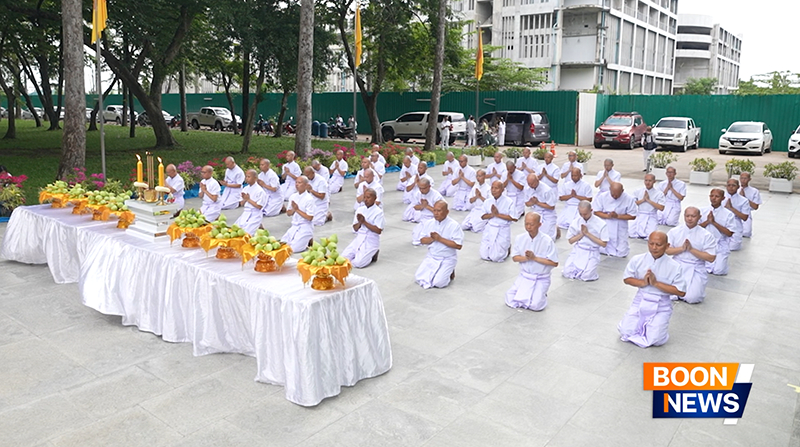 นาคธรรมทายาทจะได้ประกอบพิธีวันทาสีมาด้านหน้าอุโบสถพระไตรปิฎก