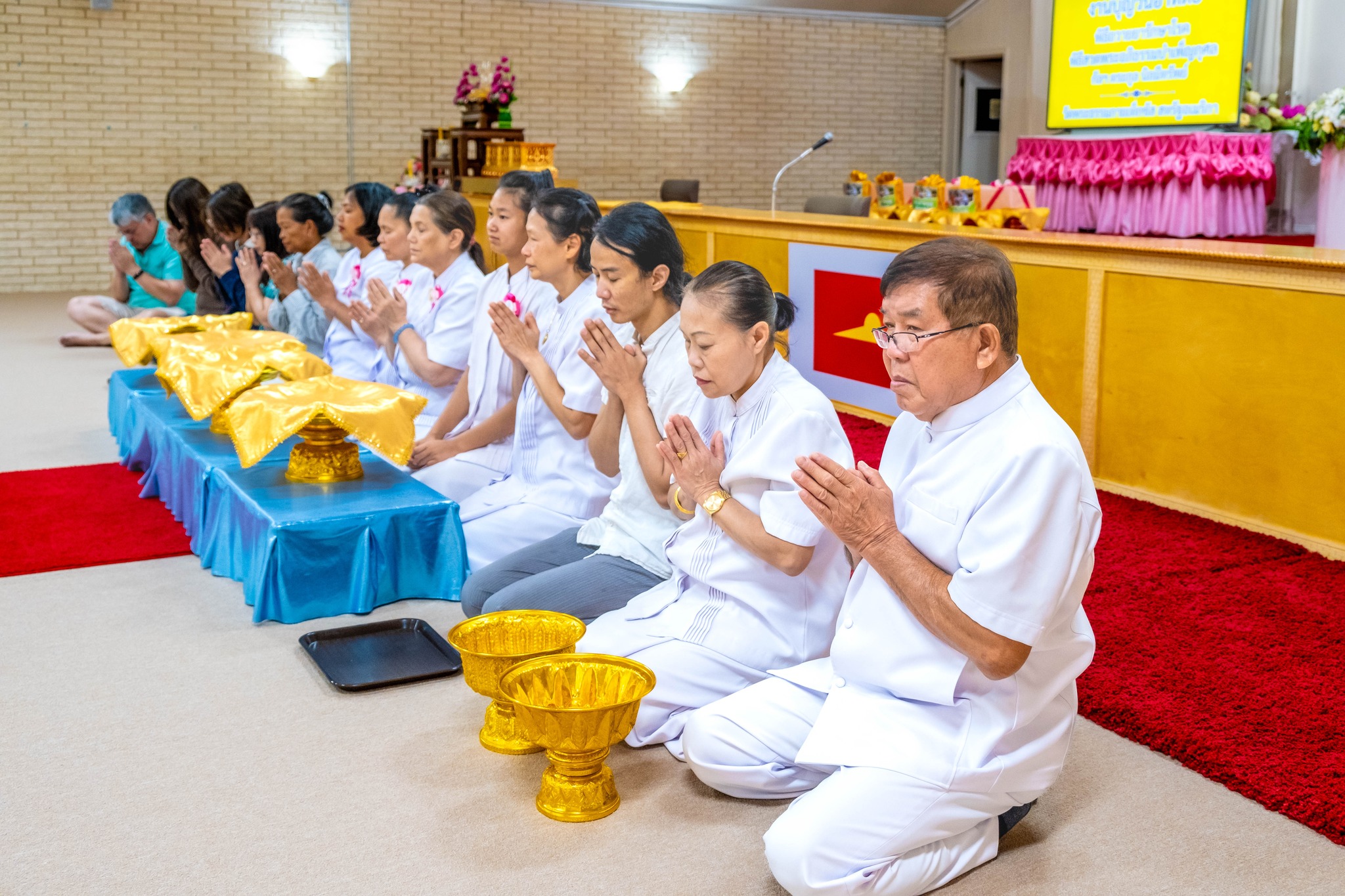 วัดพระธรรมกายเท็กซัส จัดงานบุญวันอาทิตย์