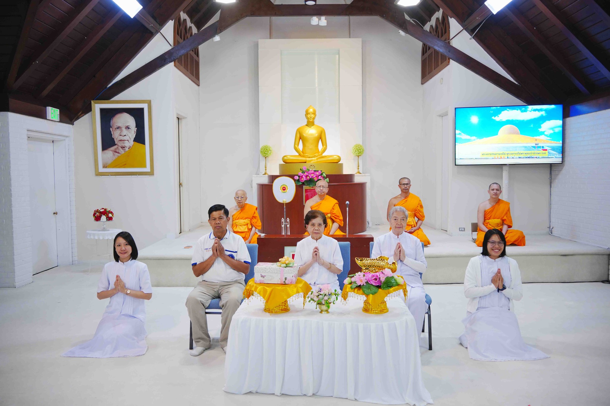 วัดพระธรรมกายชิคาโก จัดงานบุญวันอาทิตย์