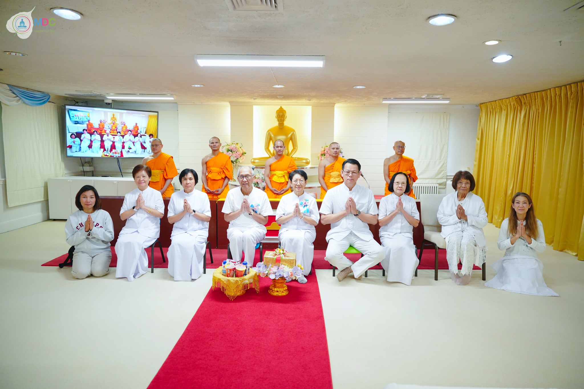 วัดพระธรรมกายดีซี จัดงานบุญวันอาทิตย์