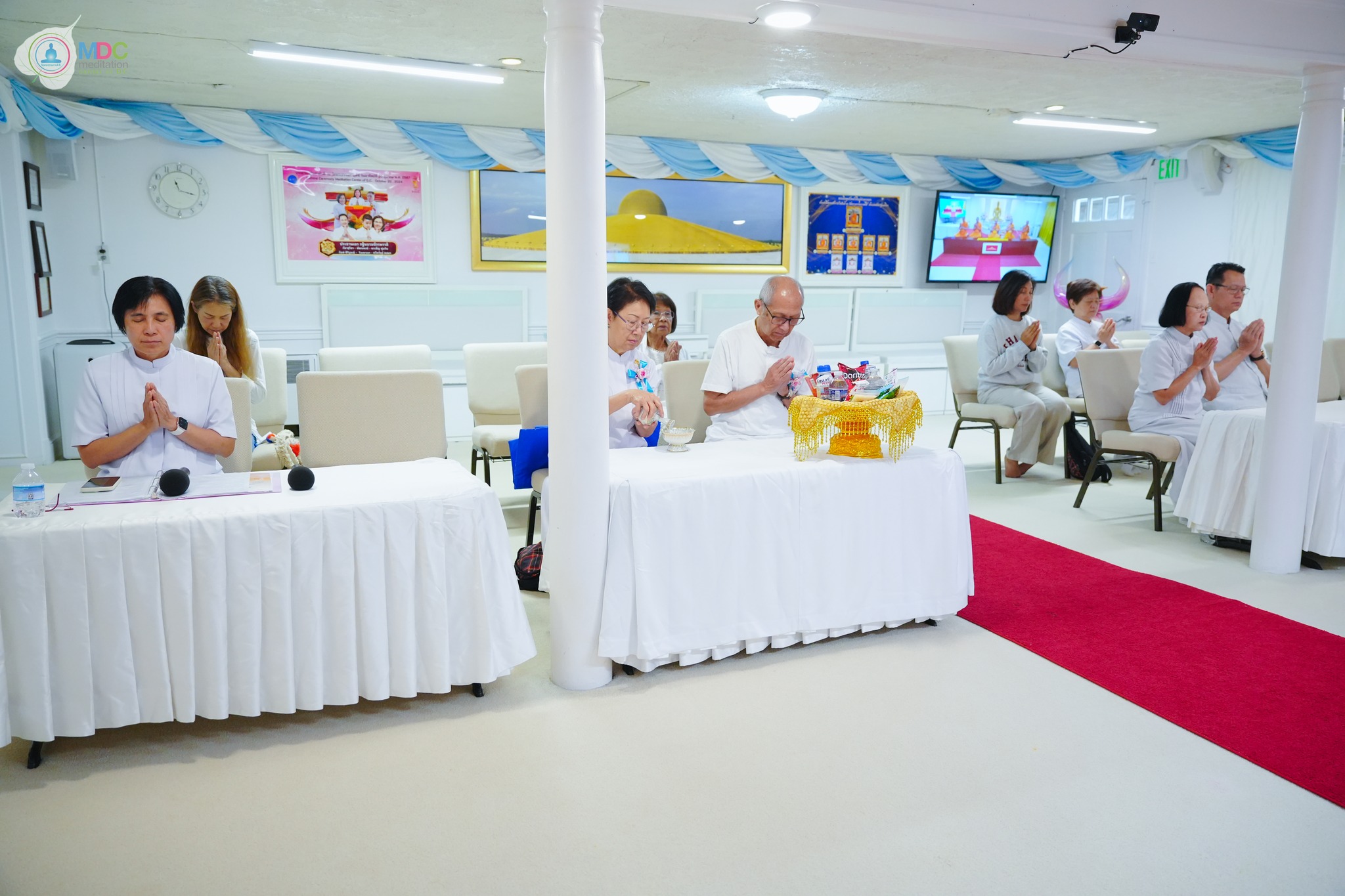 วัดพระธรรมกายดีซี จัดงานบุญวันอาทิตย์