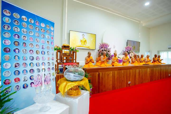 ศูนย์ปฏิบัติธรรมพระมงคลเทพมุนี จัดพิธีทอดผ้าป่าสมโภชองค์พระประธาน และพิธีบุพเปตพลี