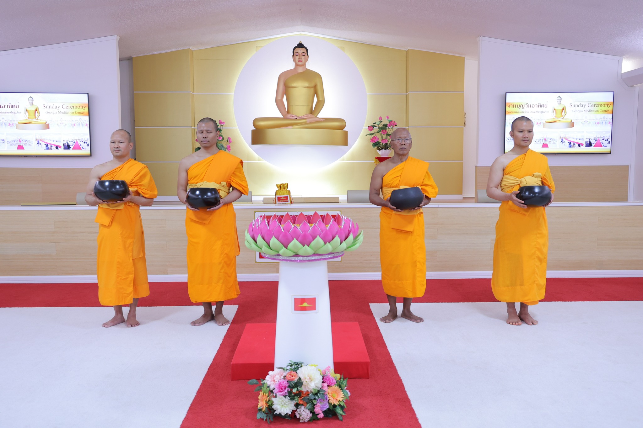 วัดพระธรรมกายจอร์เจีย จัดงานบุญวันอาทิตย์