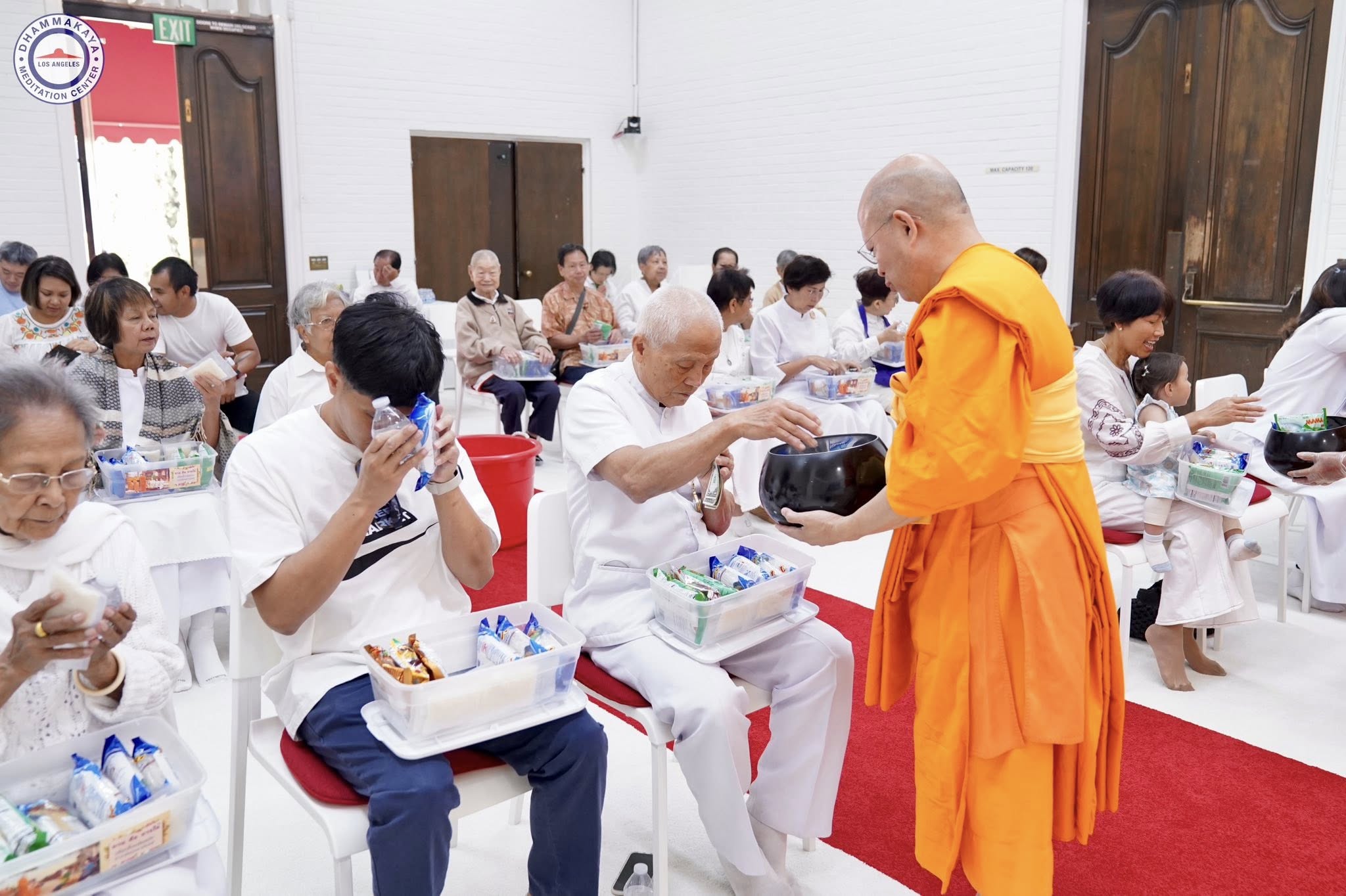 วัดพระธรรมกายแคลิฟอร์เนีย จัดกิจกรรมงานบุญประจำสัปดาห์