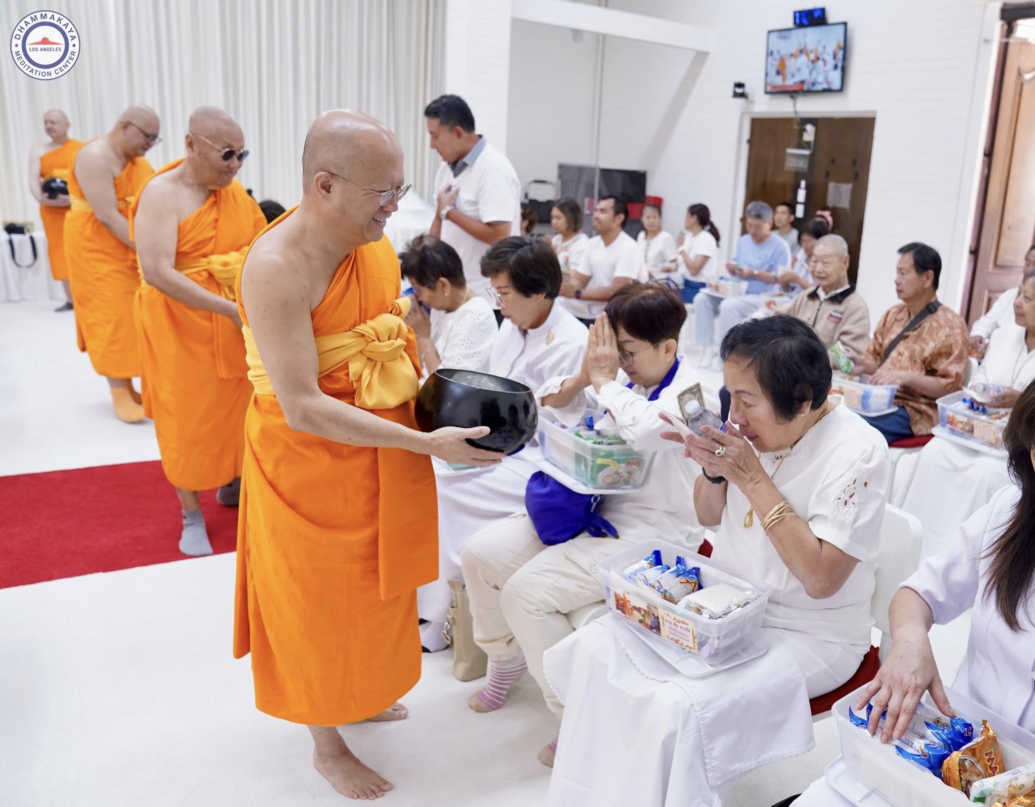 วัดพระธรรมกายแคลิฟอร์เนีย จัดกิจกรรมงานบุญประจำสัปดาห์