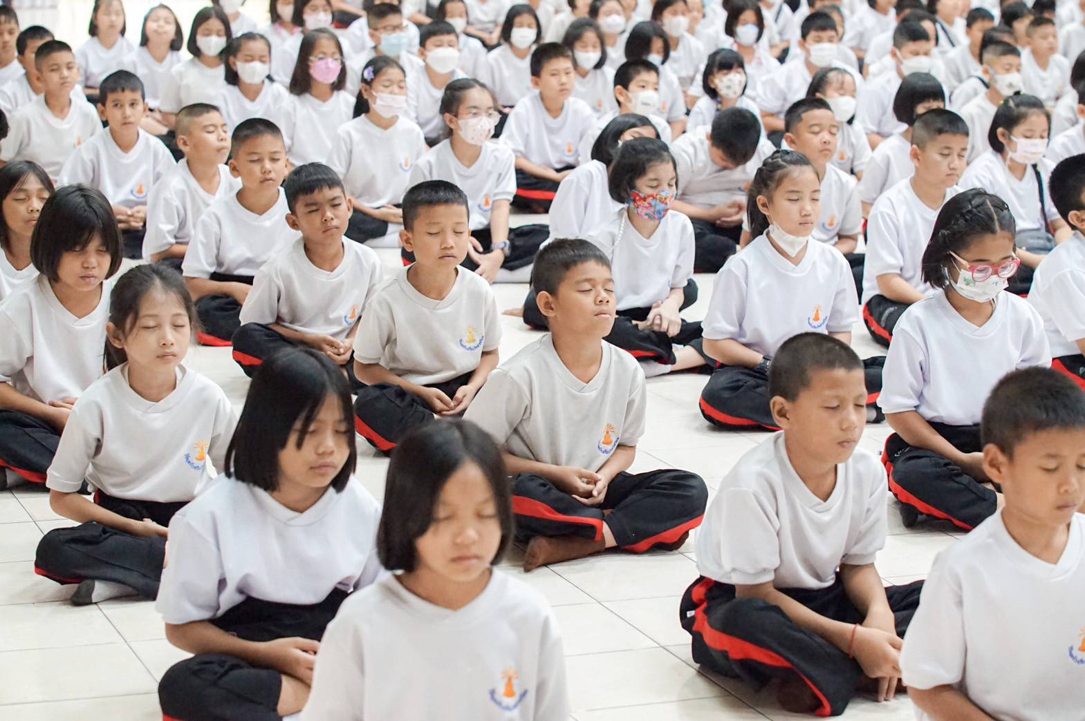 โรงเรียนวัดท่าเกวียน (สัยอุทิศ) จังหวัดฉะเชิงเทรา จัดอบรมค่ายคุณธรรม