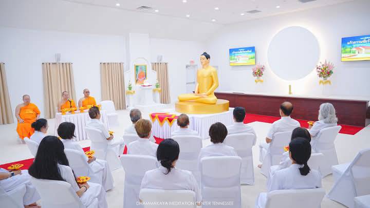 วัดพระธรรมกายเทนเนสซี จัดพิธีสักการะต้อนรับองค์พระประธาน