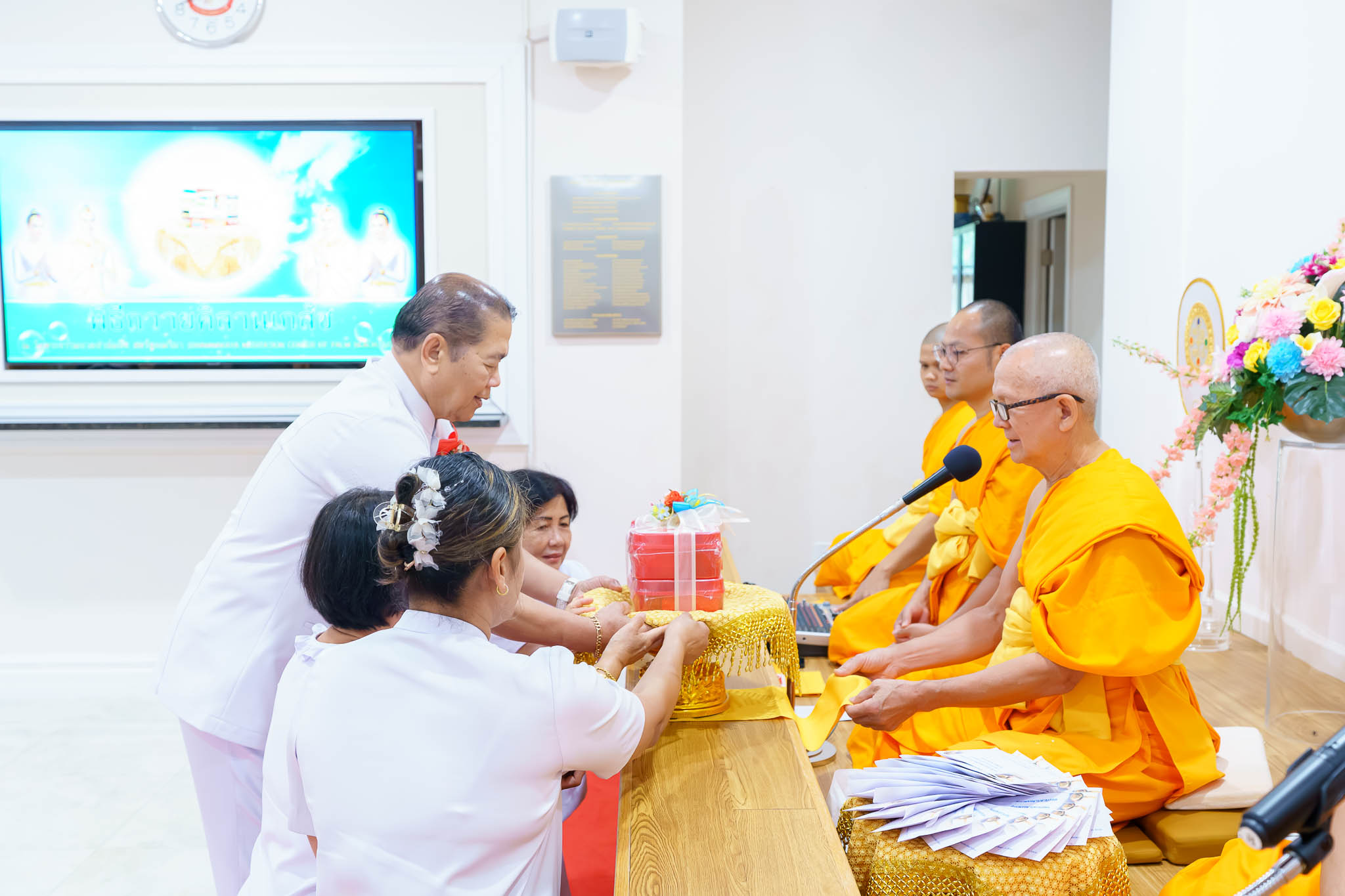 วัดพระธรรมกายปาล์มบีช จัดงานบุญวันอาทิตย์