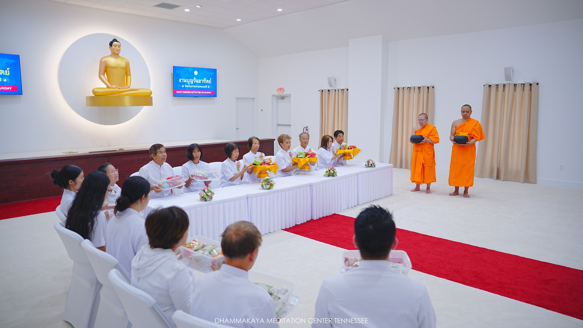 วัดพระธรรมกายเทนเนสซี จัดงานบุญวันอาทิตย์