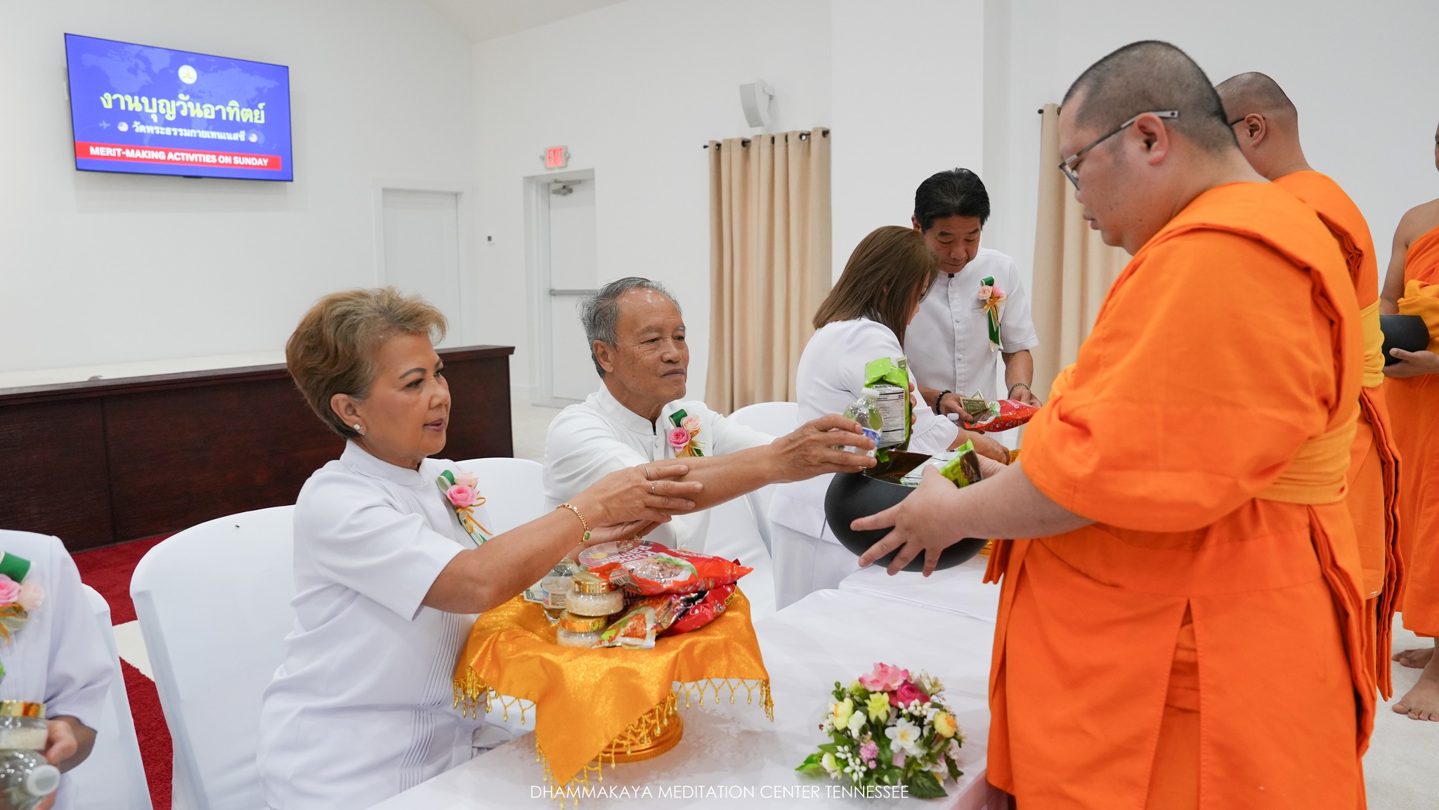 วัดพระธรรมกายเทนเนสซี จัดงานบุญวันอาทิตย์