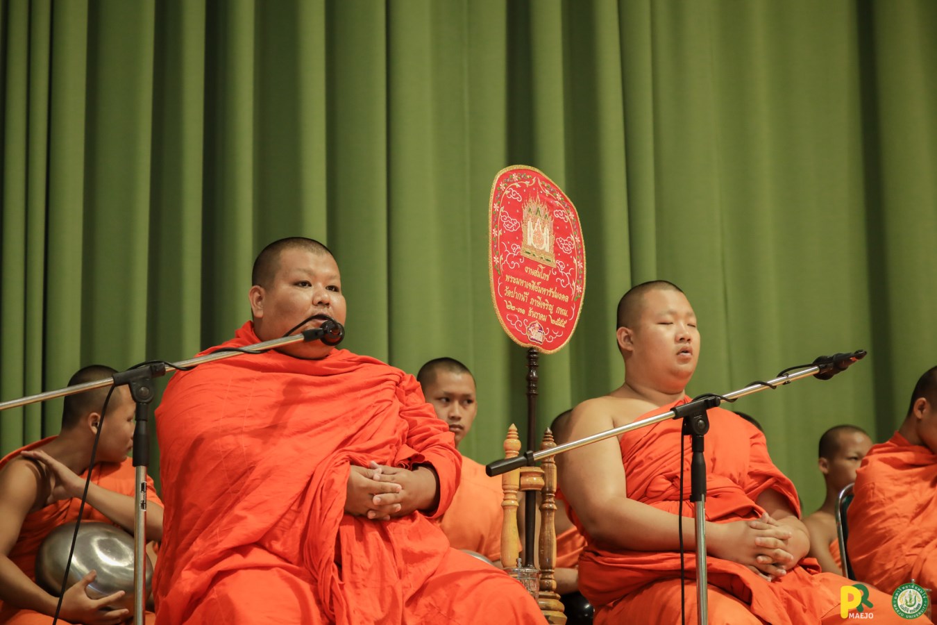 พระกรรชัย กนฺตสีโร ผู้ช่วยเจ้าอาวาสวัดวิเวกวนาราม เป็นประธานสงฆ์