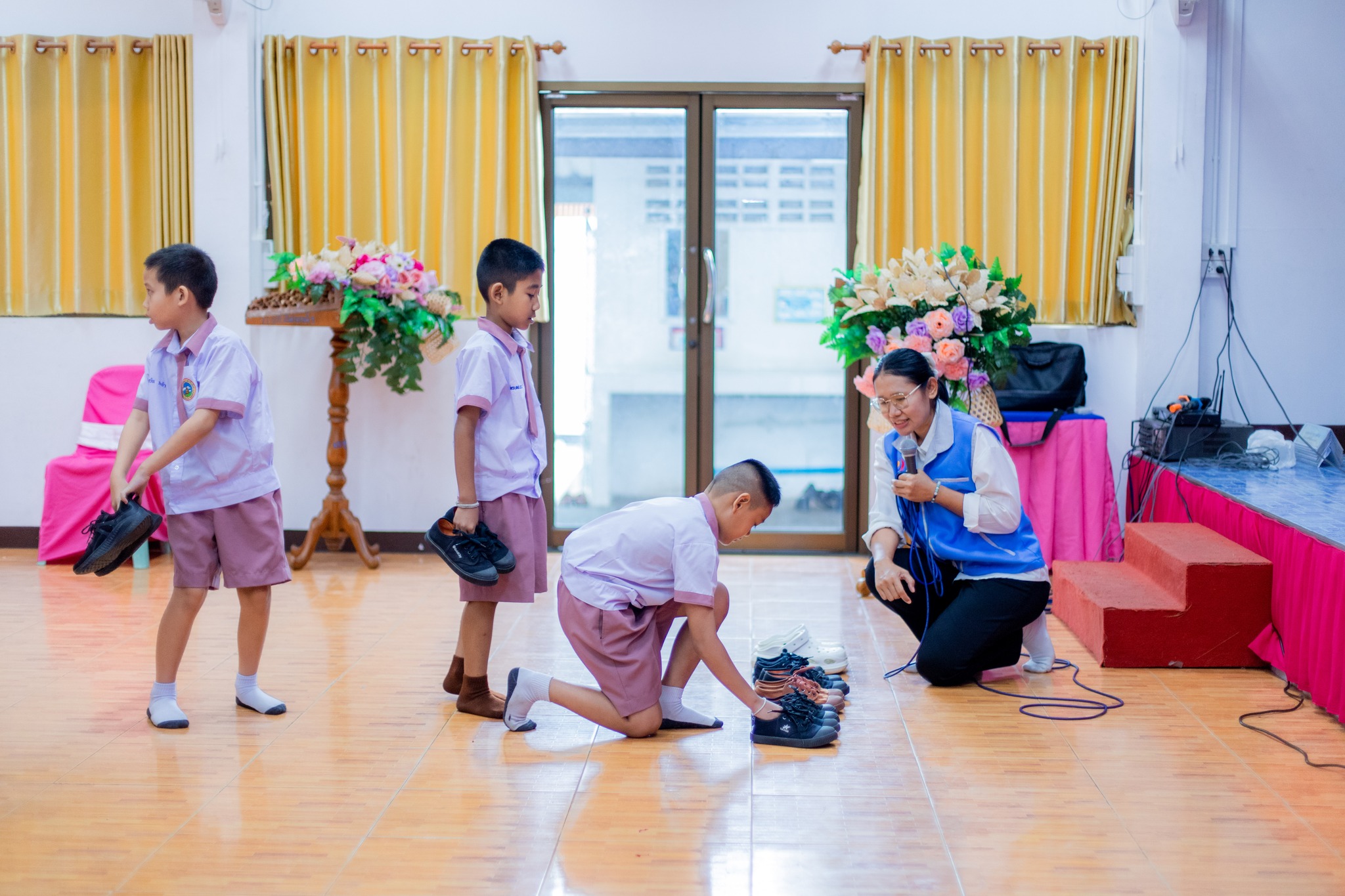 โรงเรียนจุมปีวนิดาภรณ์ จังหวัดเมืองน่าน จัดอบรมส่งเสริมคุณธรรม