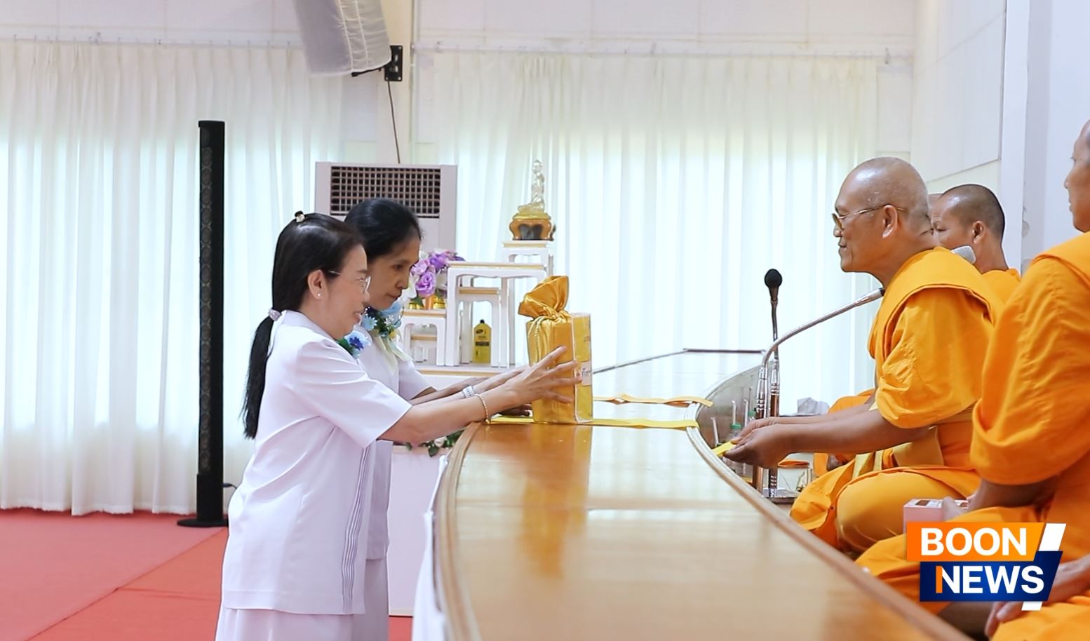 ธรรมอุทยานบ้านแป้ง จัดพิธีทอดผ้าป่าครบรอบ 13 ปี ส่งเสริมงานพระพุทธศาสนา