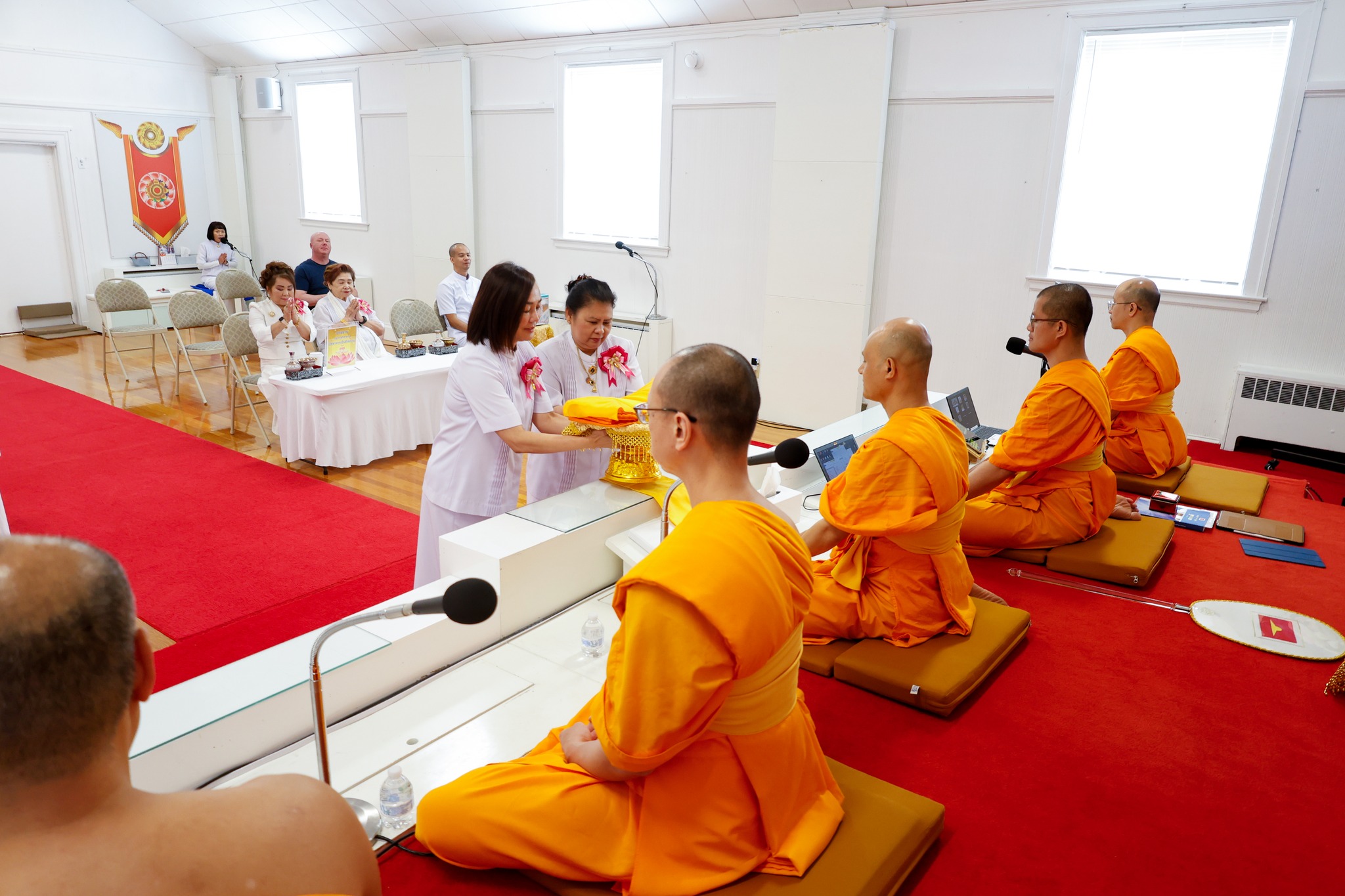 วัดพระธรรมกายบอสตัน จัดงานบุญวันอาทิตย์