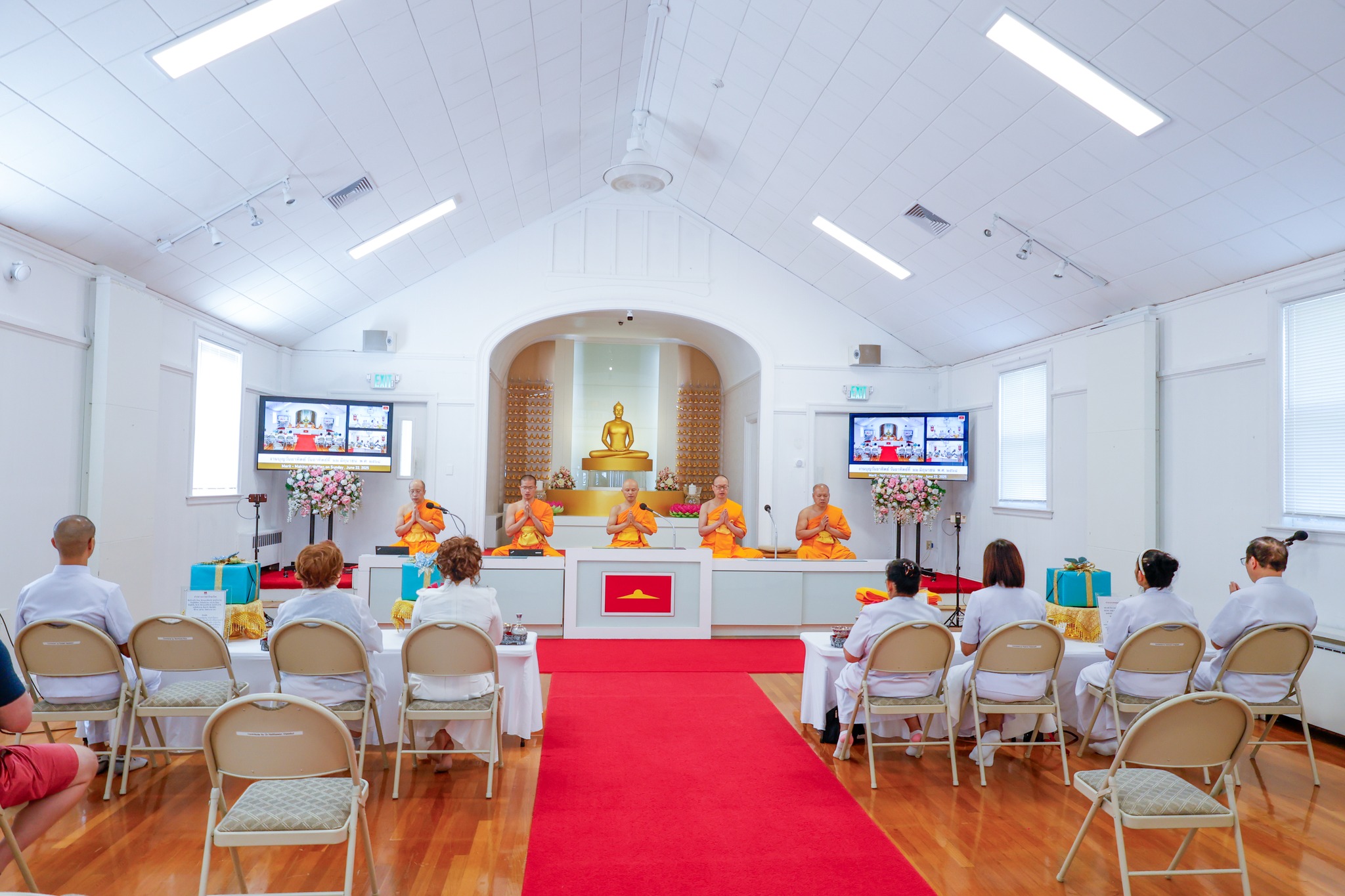 วัดพระธรรมกายบอสตัน จัดงานบุญวันอาทิตย์