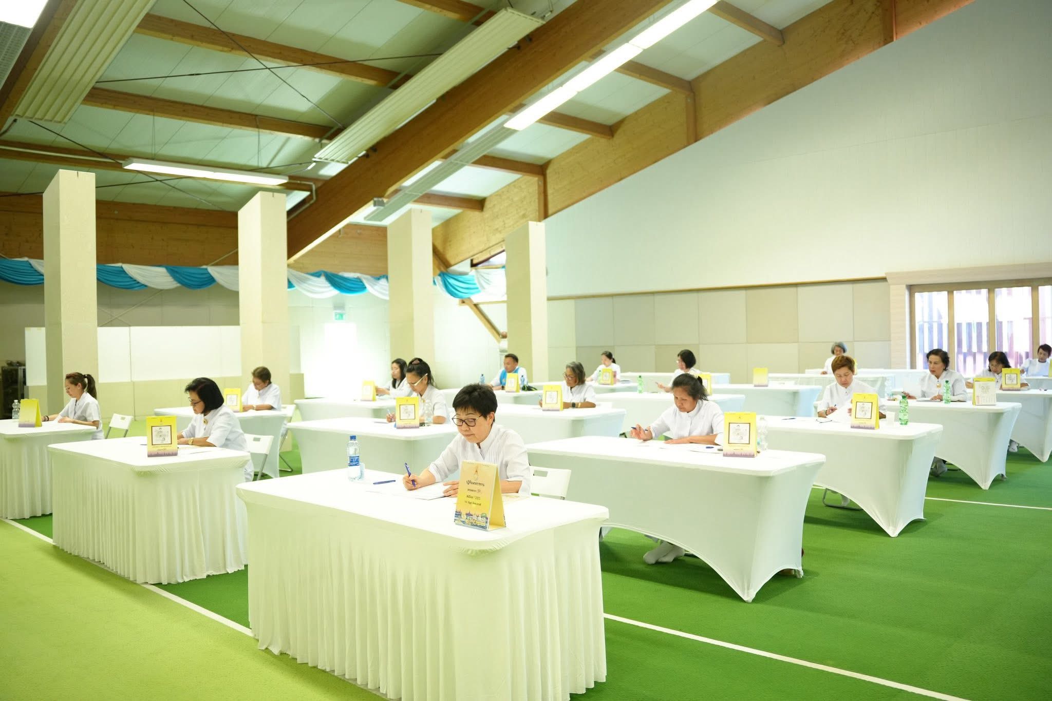 พิธีเปิดสอบธรรมสนามหลวง ณ วัดพระธรรมกายบาวาเรีย