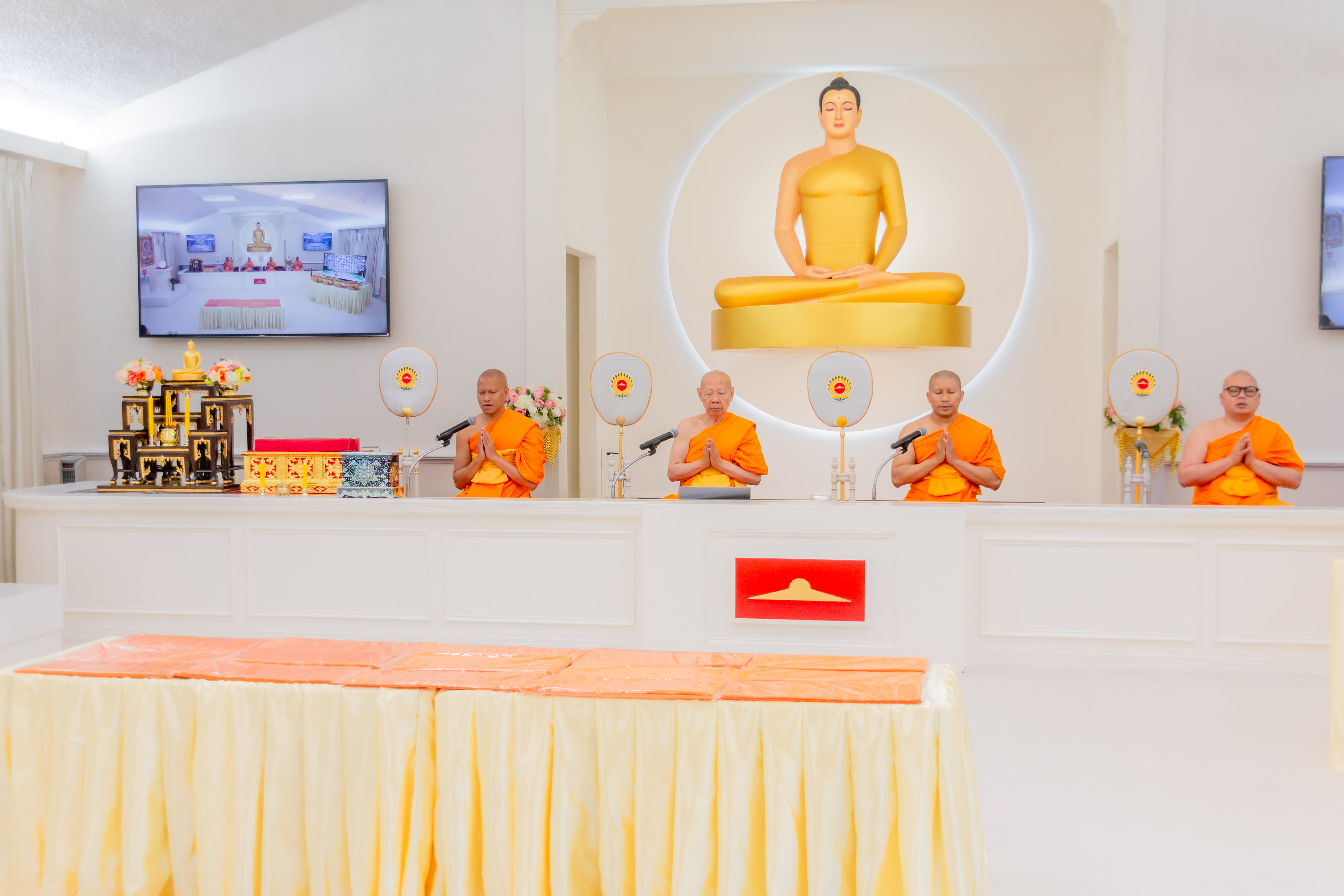 วัดพระธรรมกายนิวเจอร์ซี จัดพิธีบุพเปตพลี