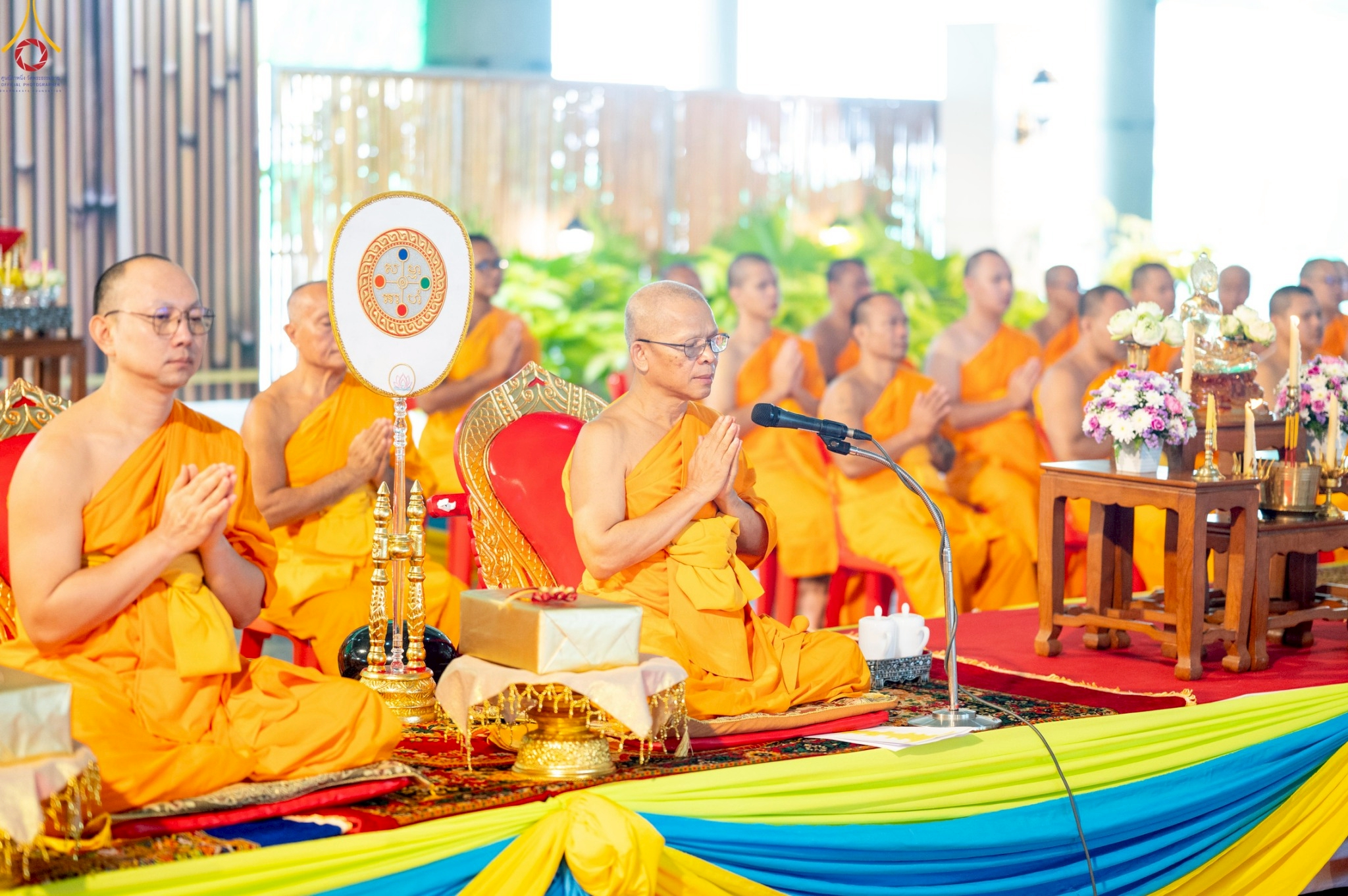พระอาจารย์สุวิชัย อธิชโย เป็นประธานสงฆ์
