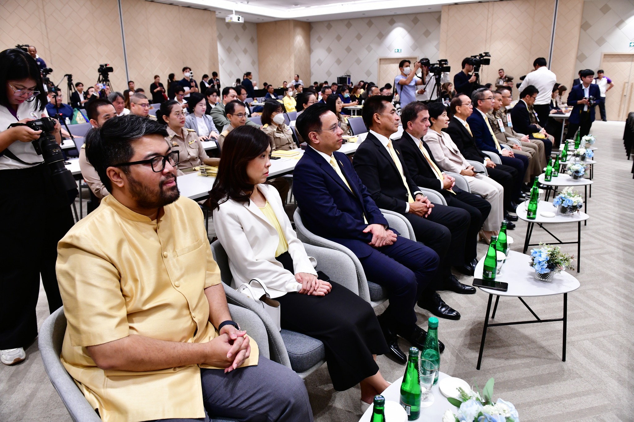 งานแถลงข่าวโครงการสืบสานงานพ่อ ต่อยอดทุนเล่าเรียนหลวงสำหรับพระสงฆ์ไทย