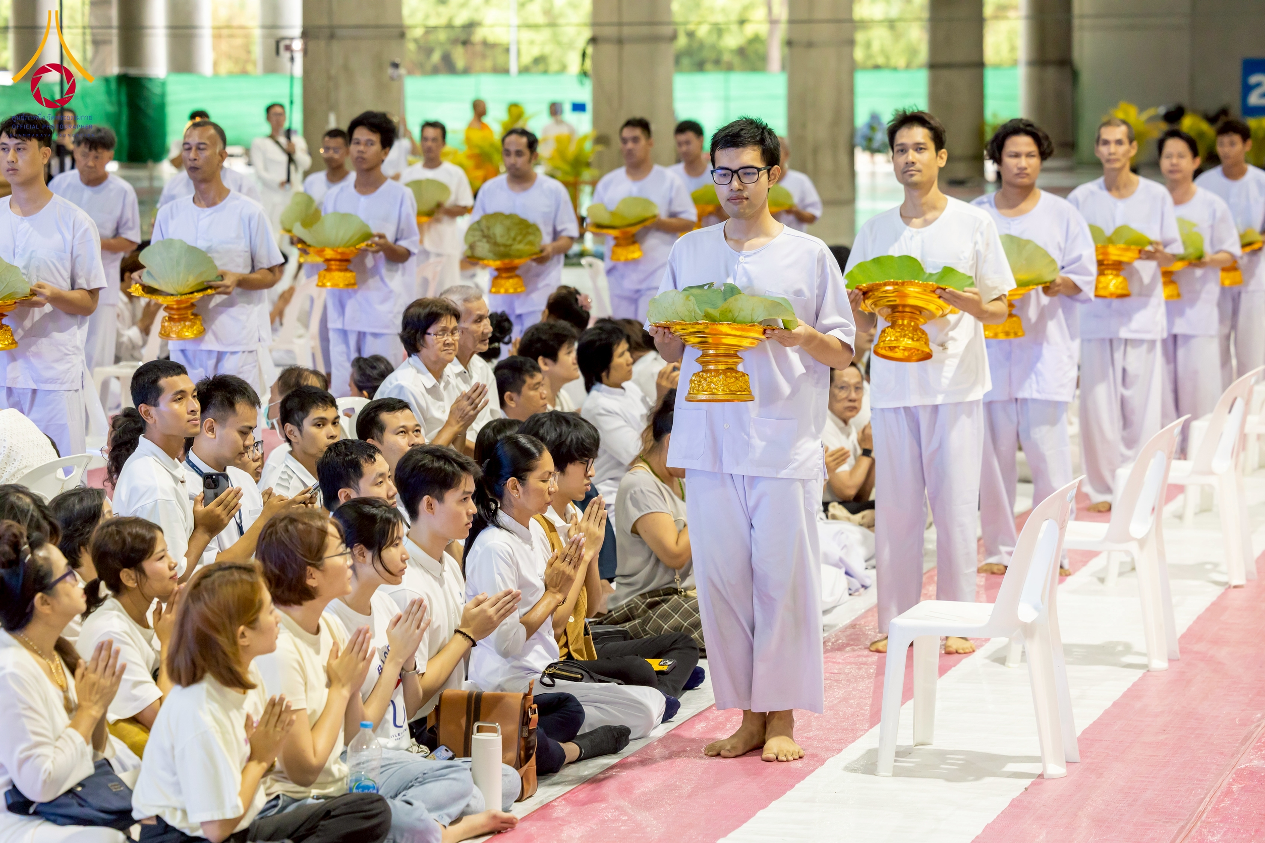 พิธีตัดปอยผมและปลงผมนาคธรรมทายาท รุ่นเข้าพรรษา ประจำปี 2568