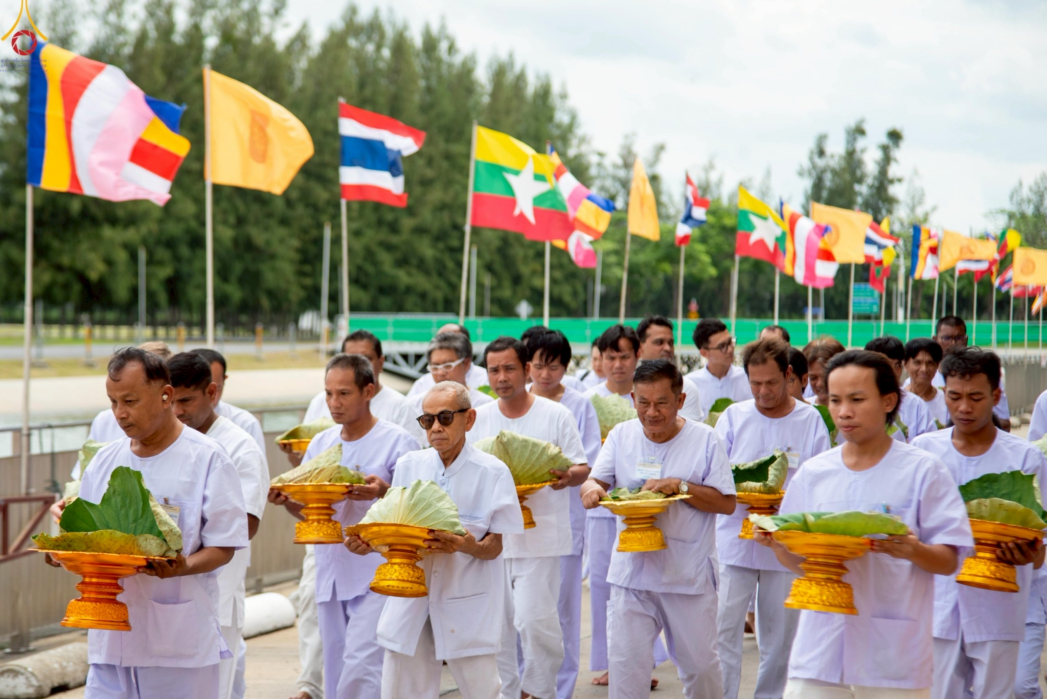 พิธีตัดปอยผมโครงการบวชพระนานาชาติ AEC และผู้นำพุทธโลก WAB รุ่นที่ 9